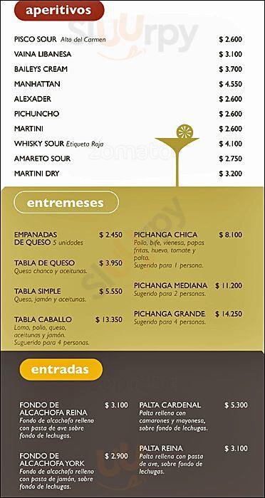 El Pollo Caballo Santiago Menu - 1