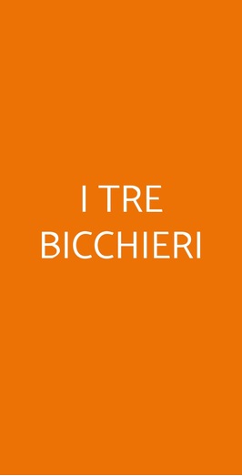 I Tre Bicchieri, Arezzo