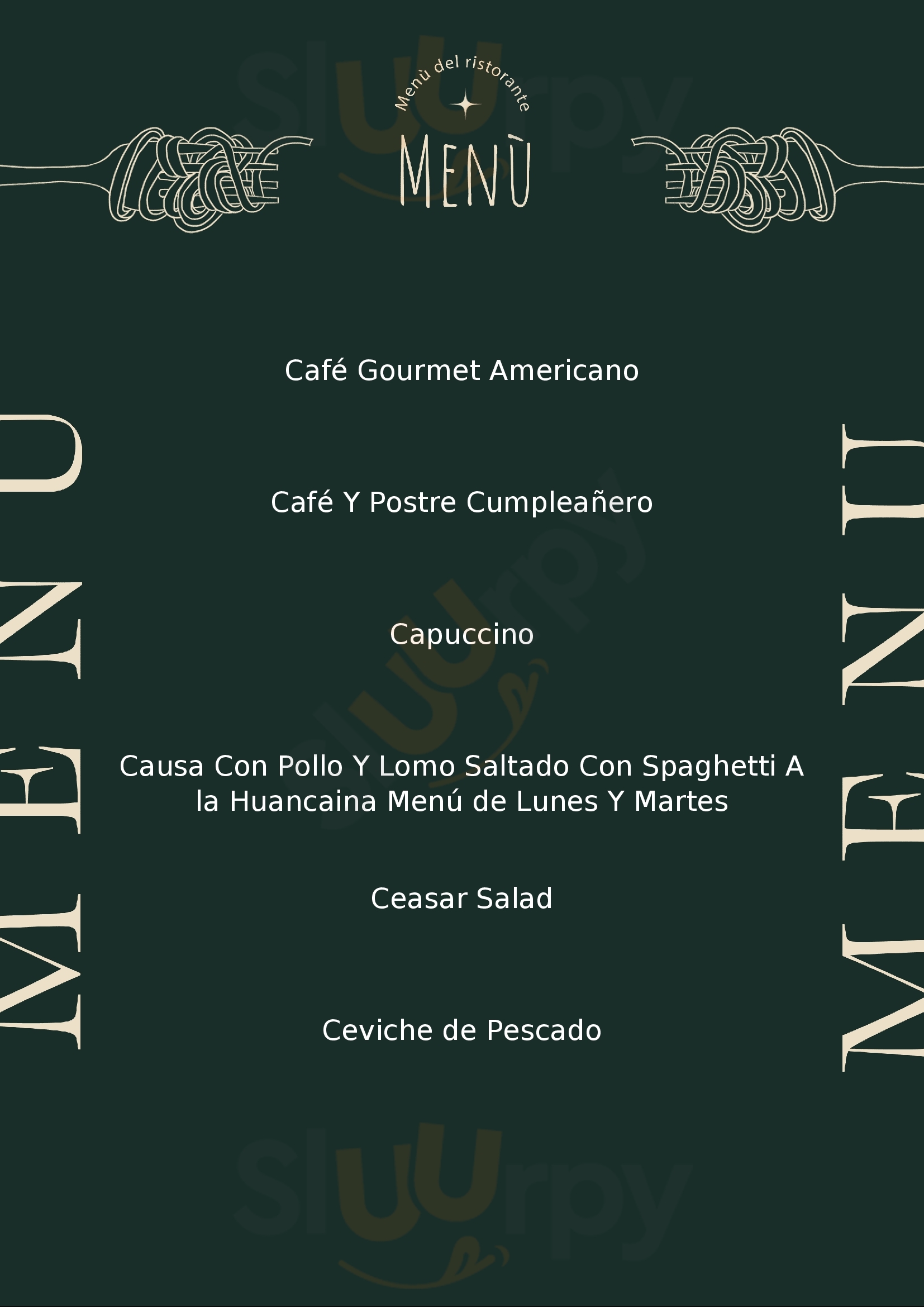 La Vista Restaurant Lima Menu - 1
