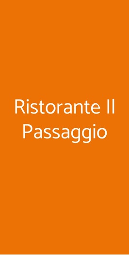 Ristorante Pizzeria Il Passaggio, Castiglion Fiorentino