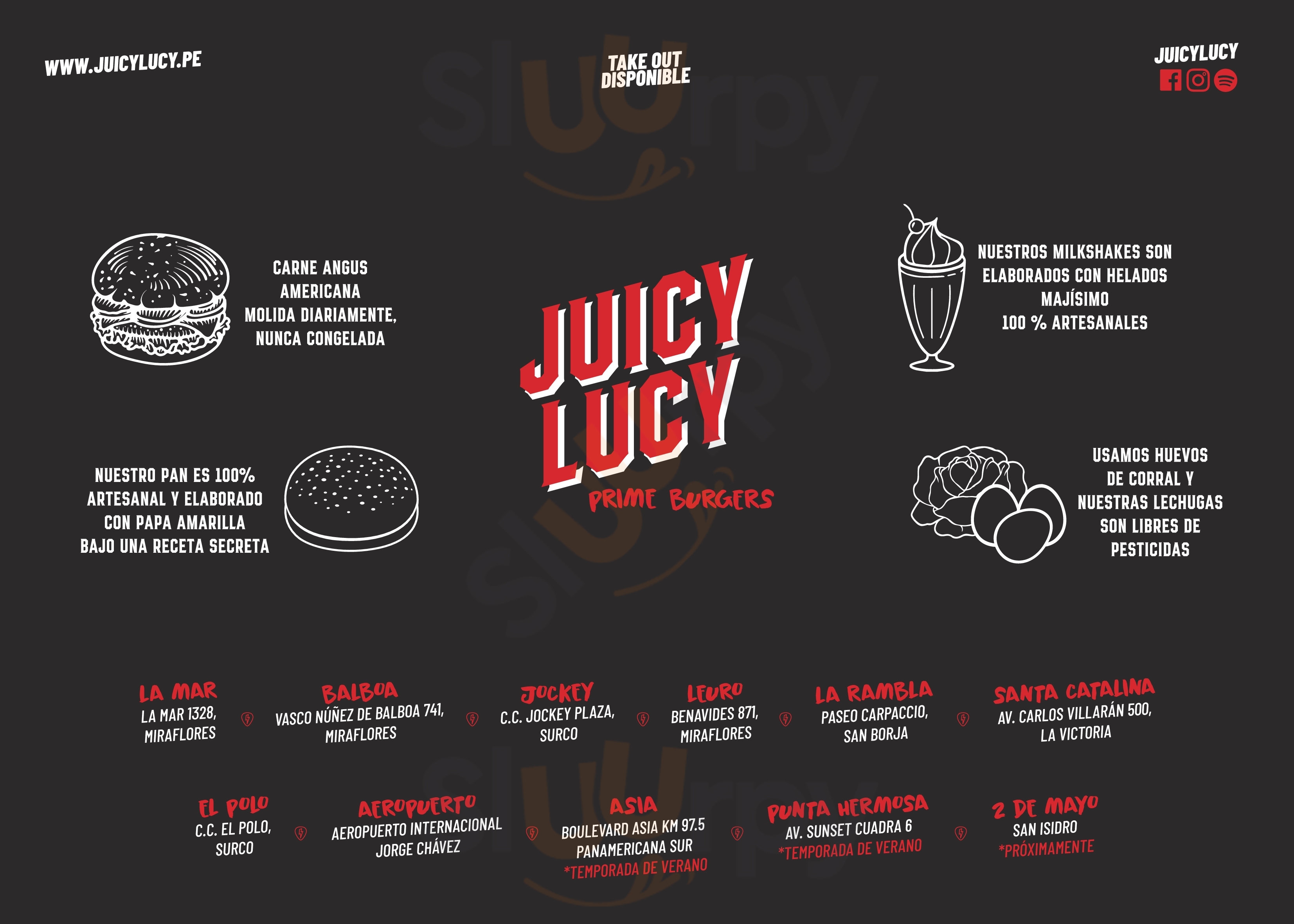 Juicy Lucy Lima Menu - 1