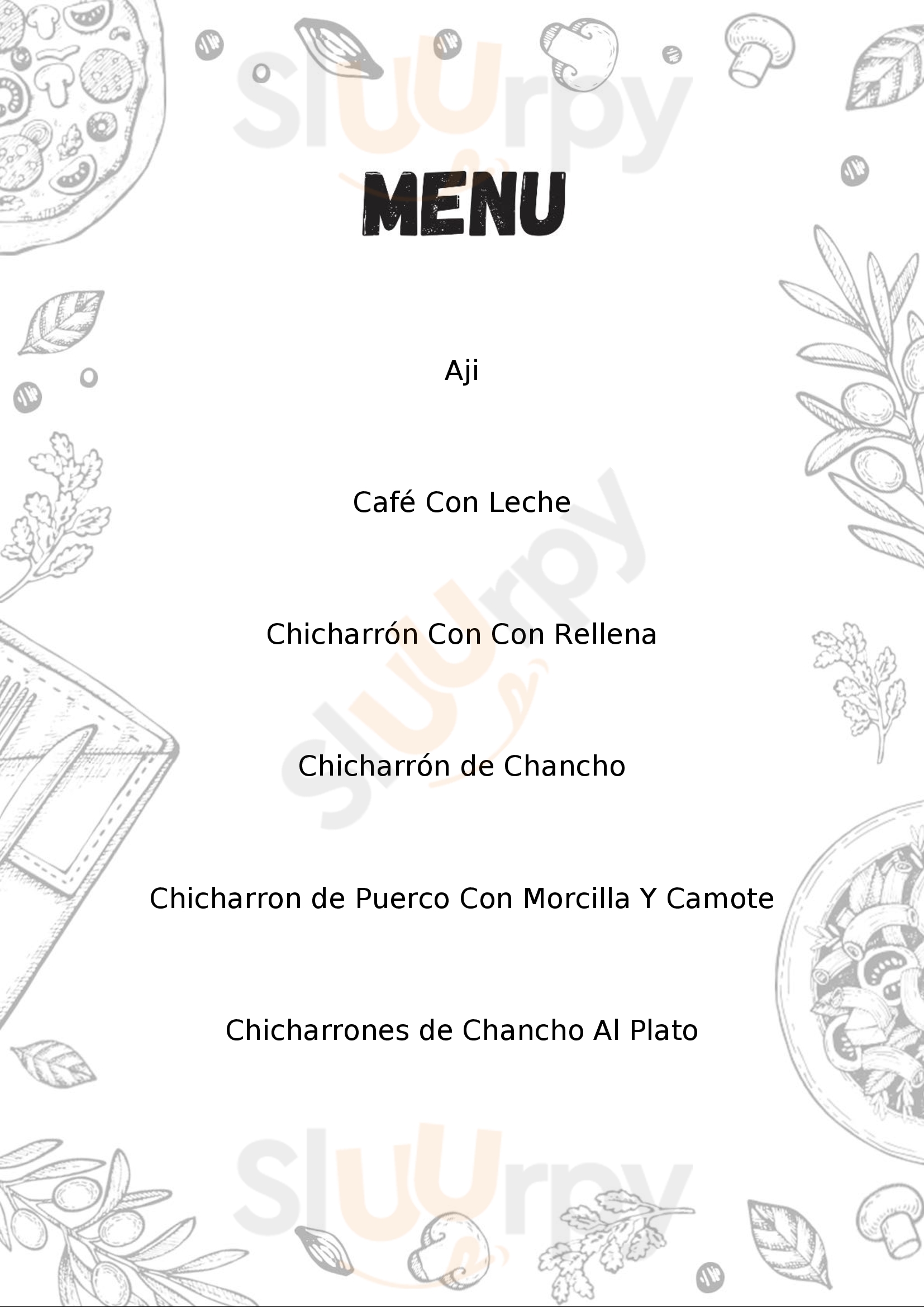 Chicharrones Del Inca Lima Menu - 1