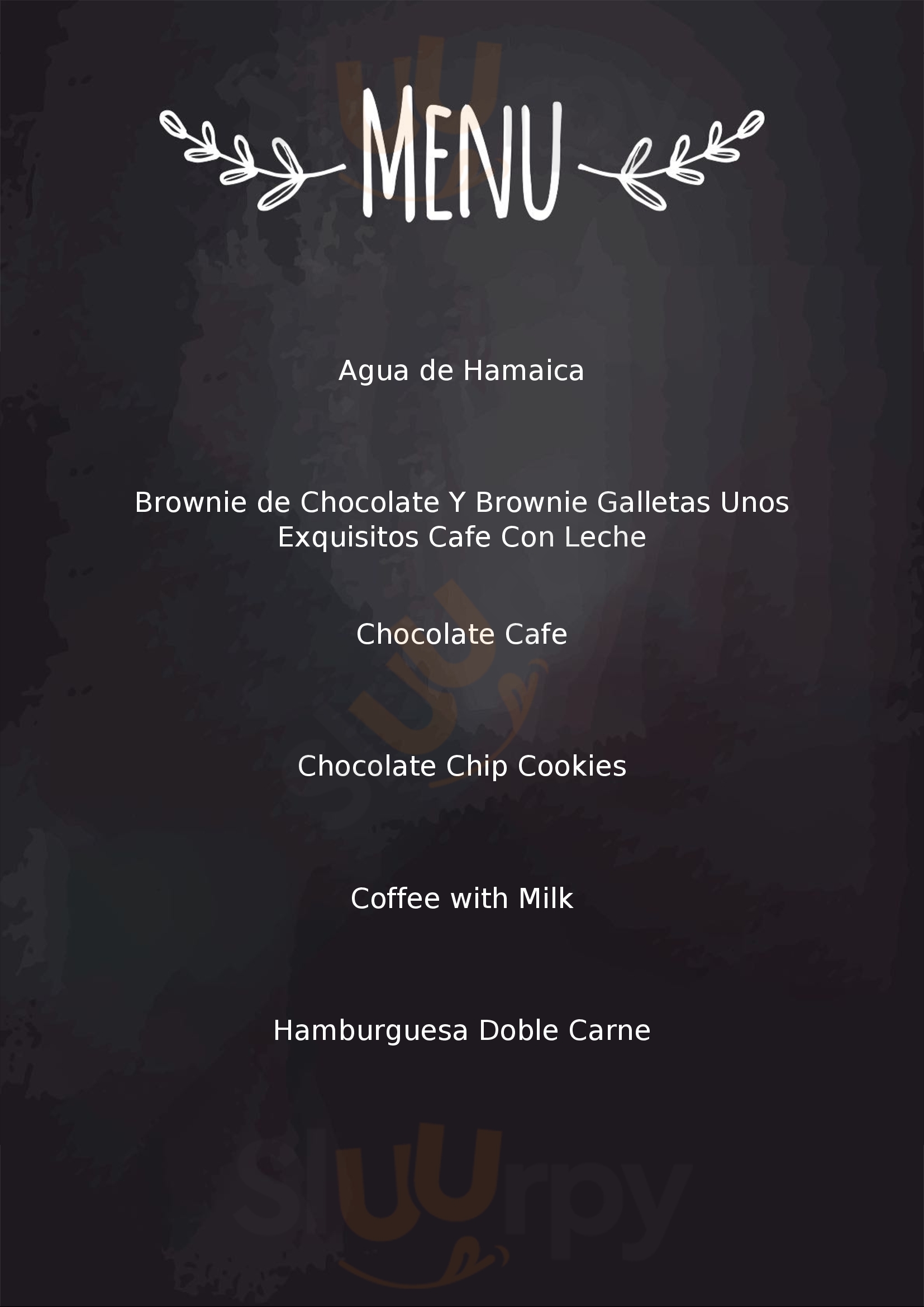 Chocolate Cafe Ciudad Bolívar Menu - 1