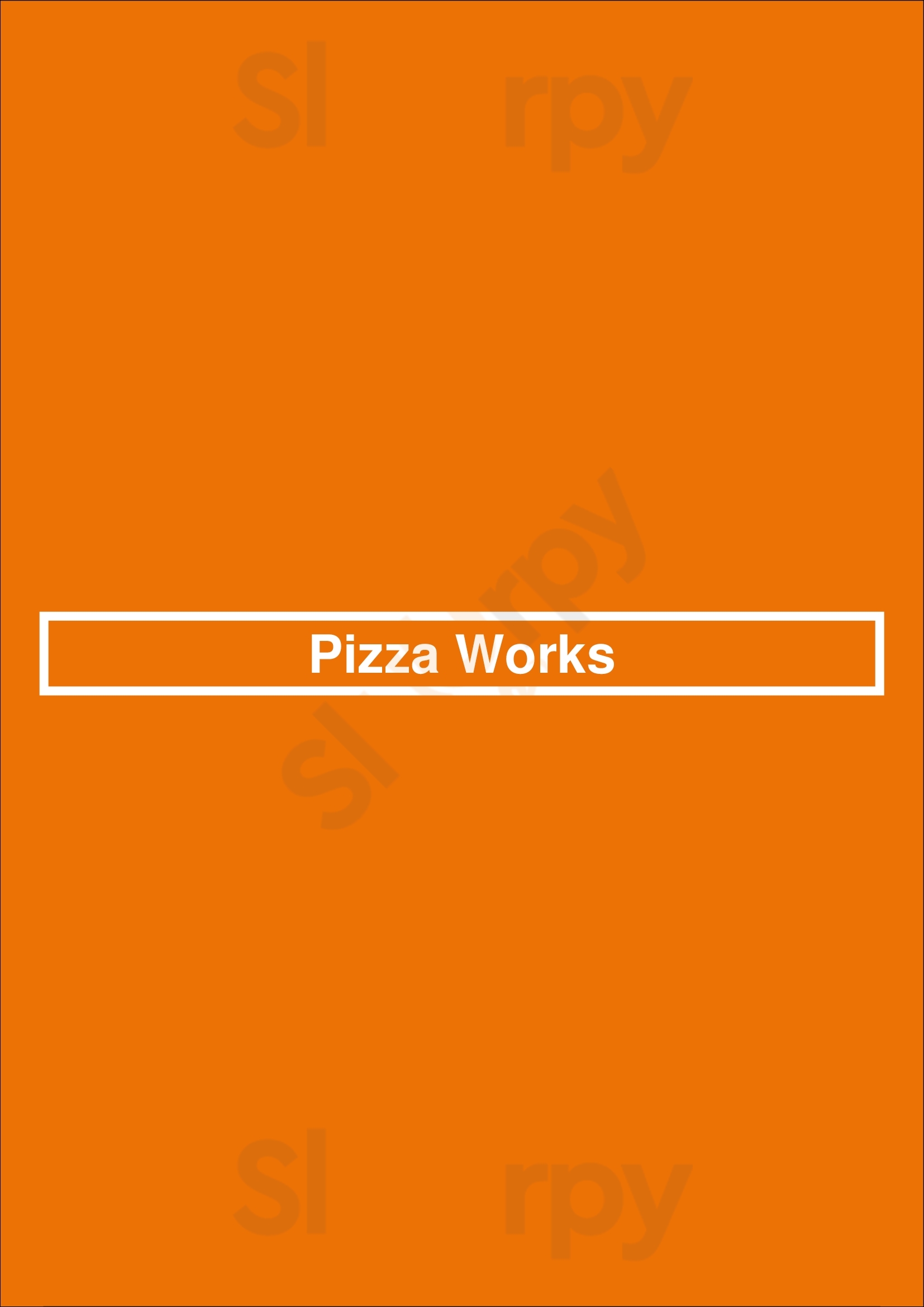 Pizza Works Hoofddorp Menu - 1