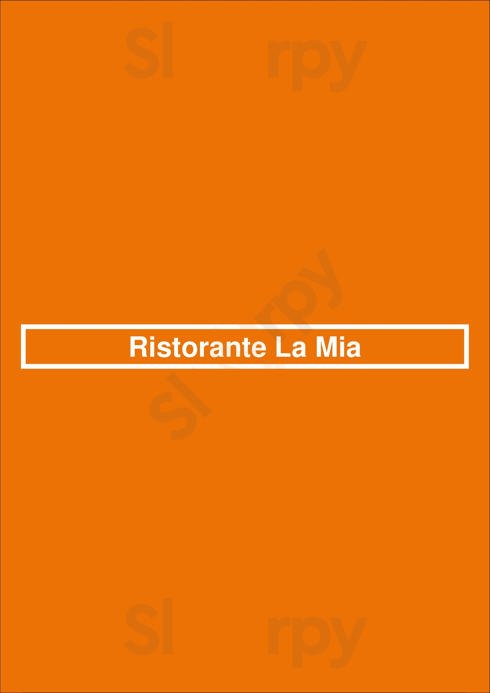 Ristorante La Mia Santpoort-Noord Menu - 1