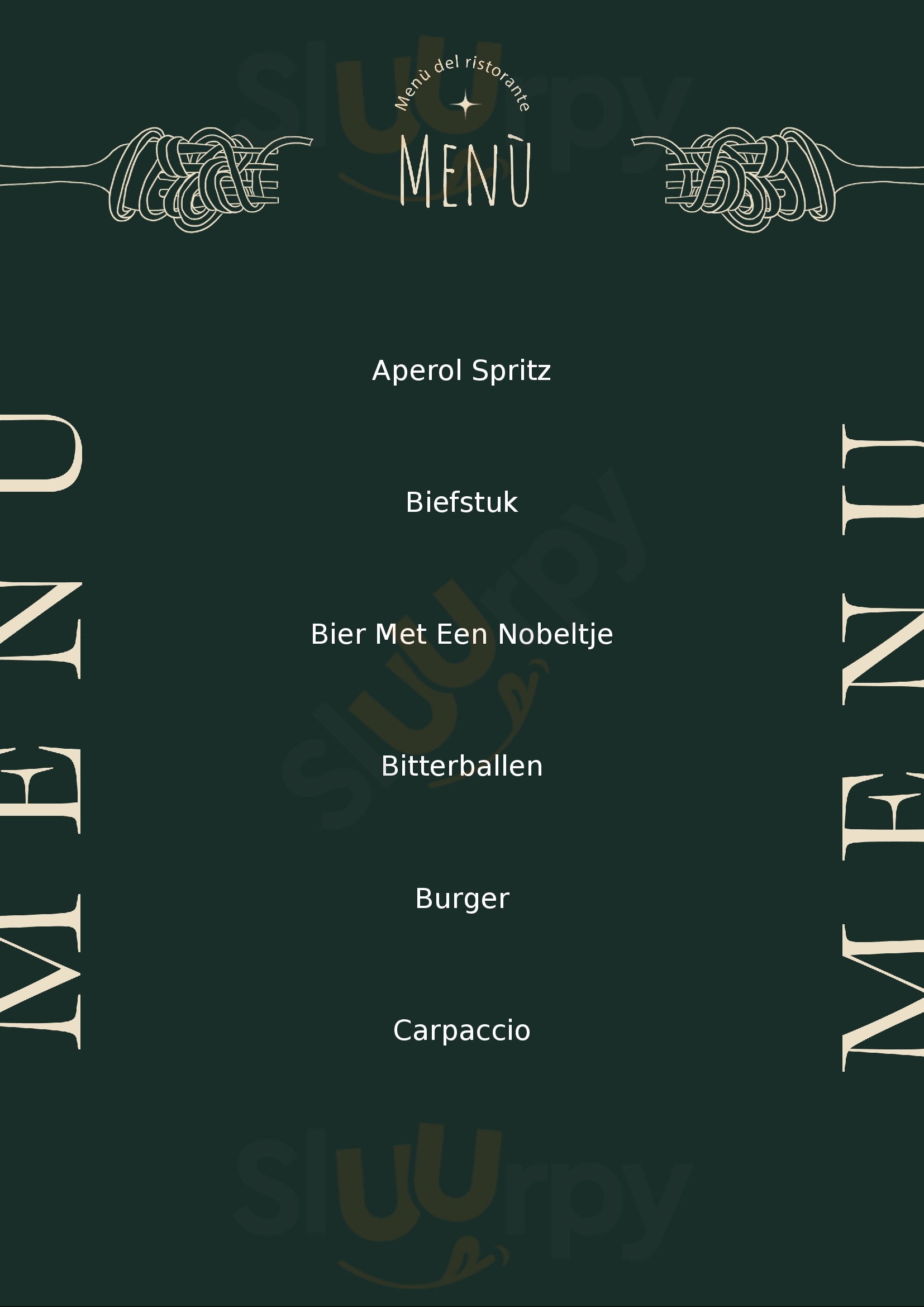 Grand Cafe Van Heeckeren Nes Menu - 1
