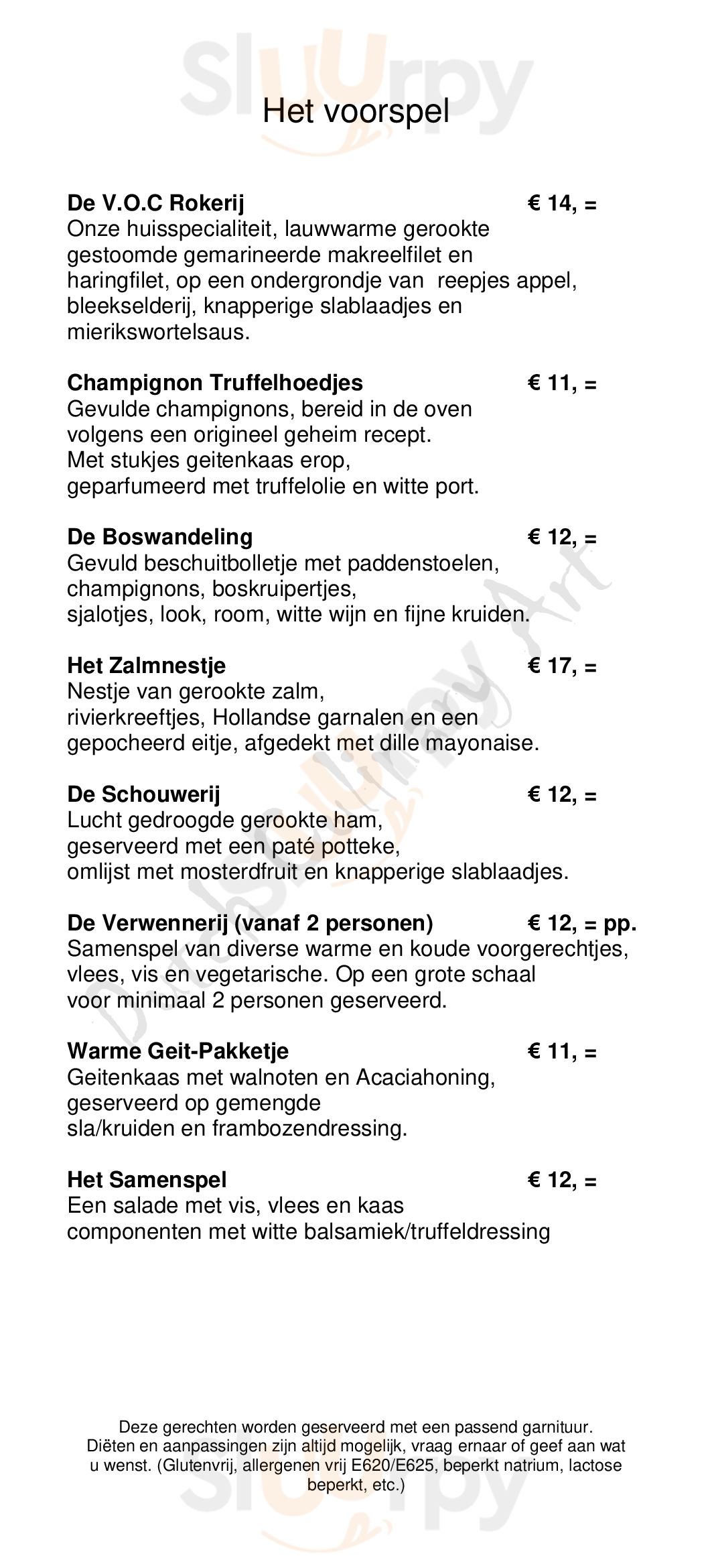 Spijshuis De Dis Restaurant Delft Menu - 1