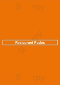 Restaurant Rodos menu