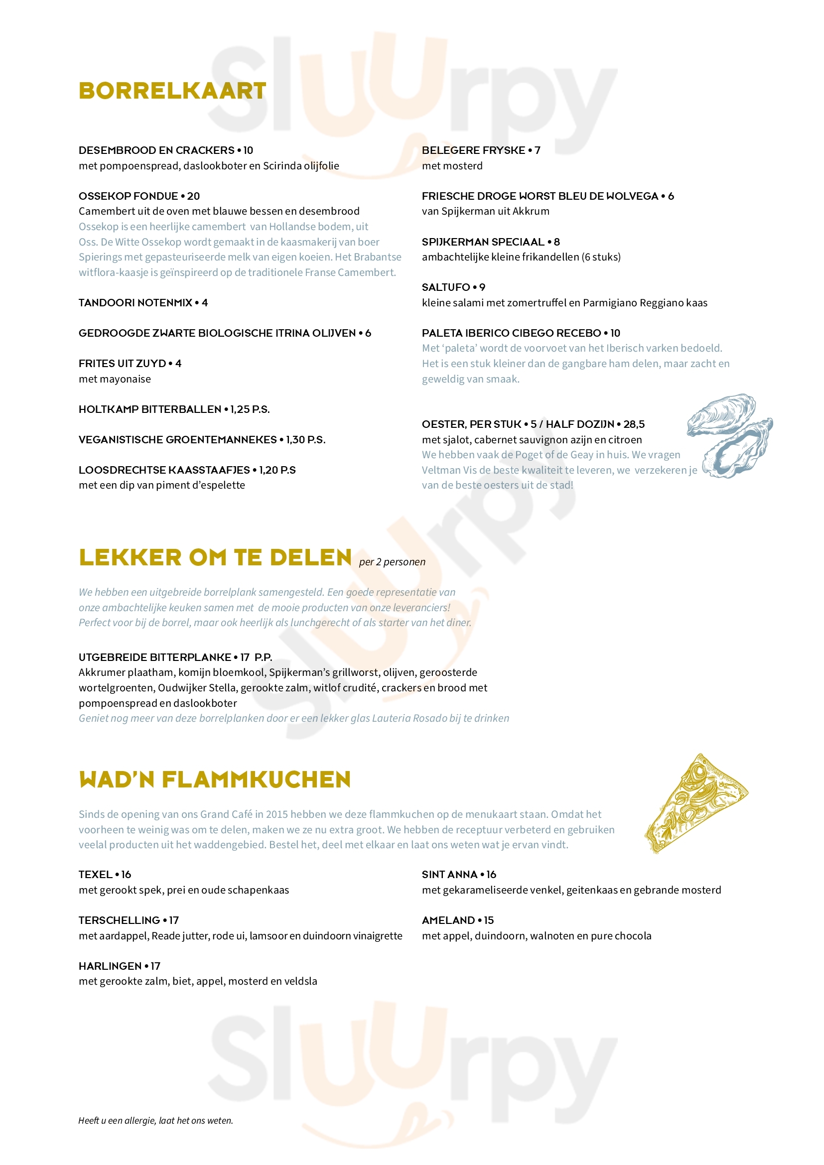 Post-plaza Grand Café Leeuwarden Menu - 1