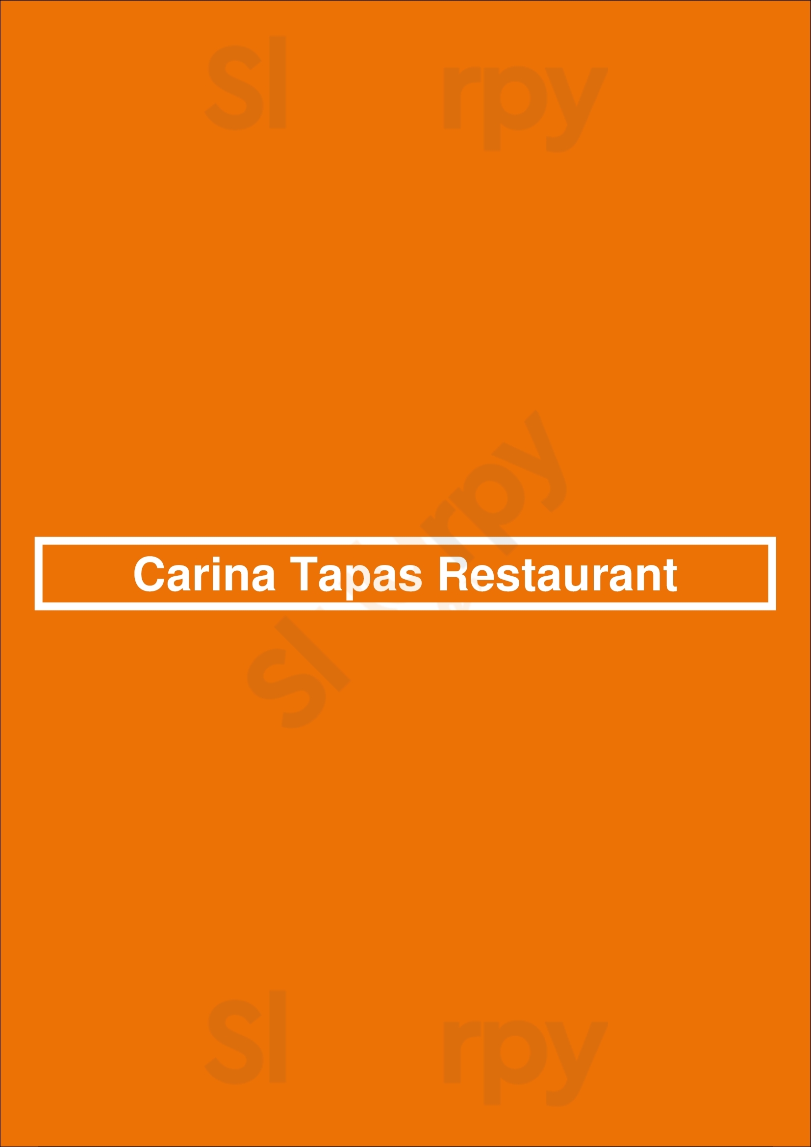Carina Tapas Restaurant Rijswijk Menu - 1