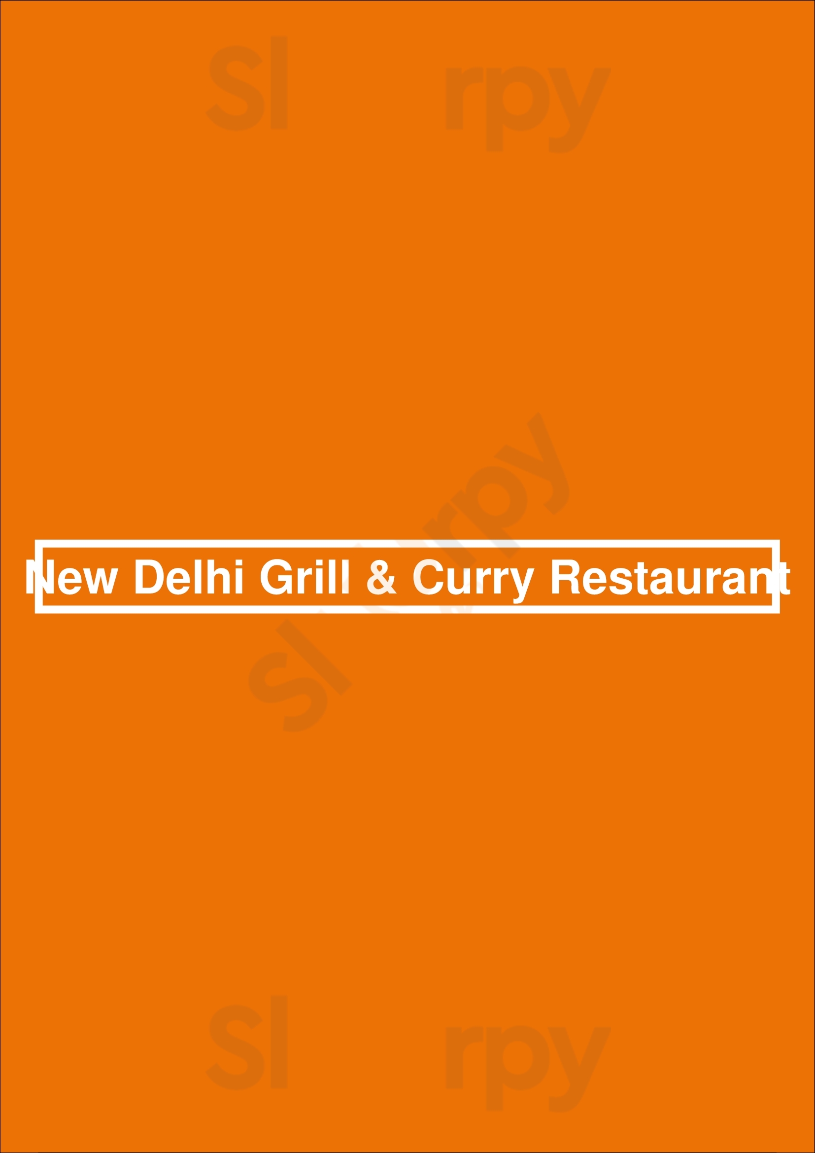 New Delhi Grill & Curry Restaurant Assen Menu - 1