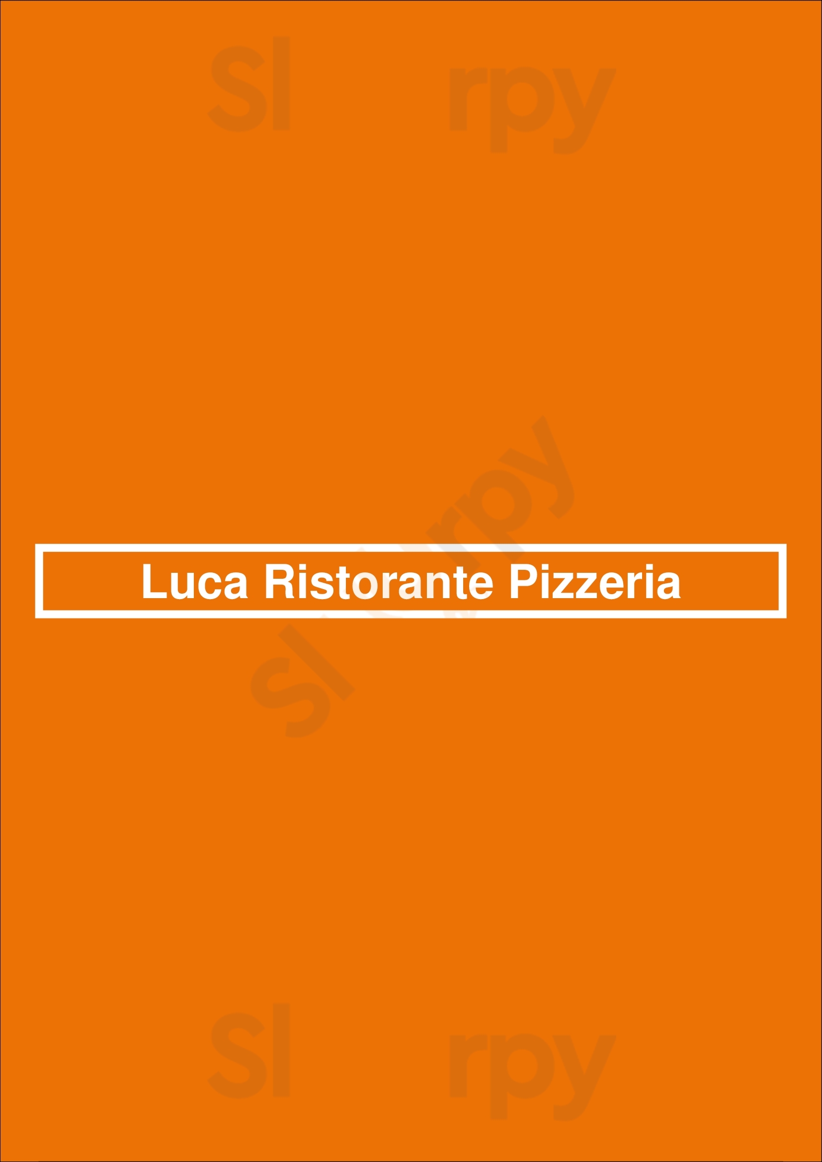 Luca Ristorante Pizzeria Haarlem Menu - 1