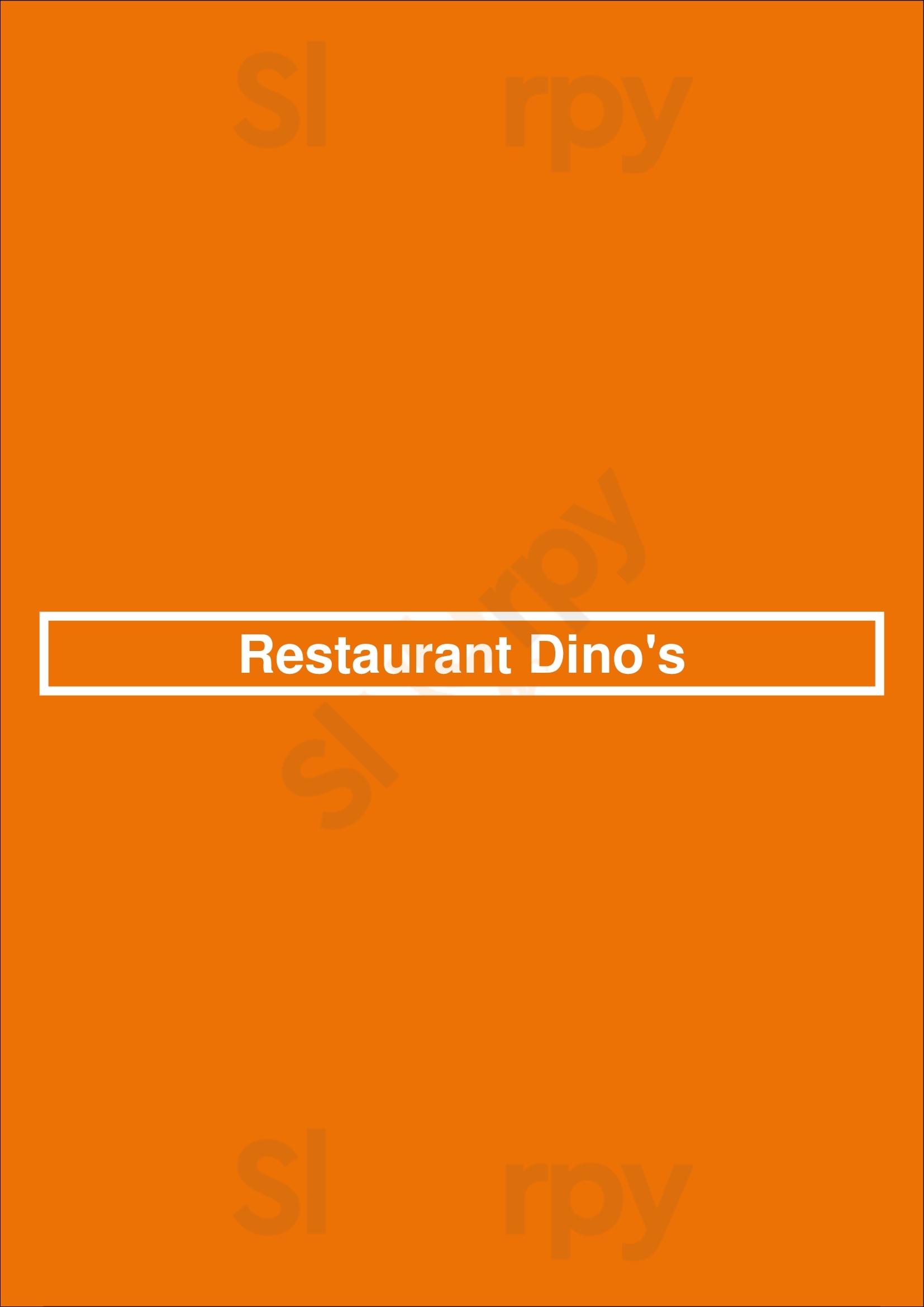 Restaurant Dino's Arnhem Menu - 1