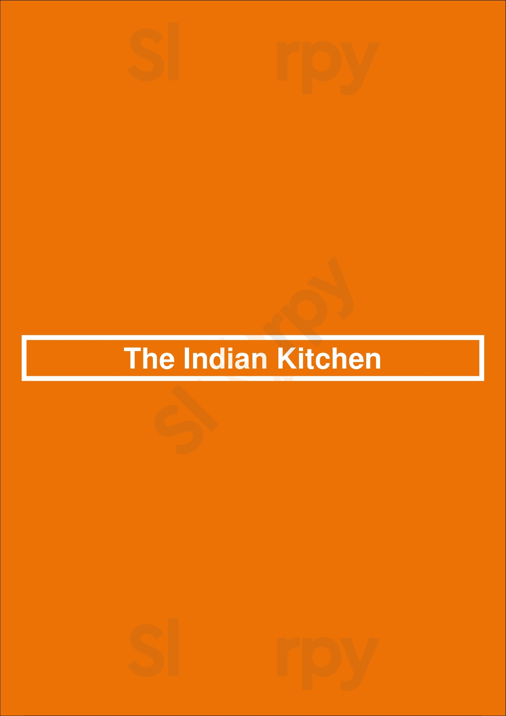 The Indian Kitchen Amstelveen Menu - 1