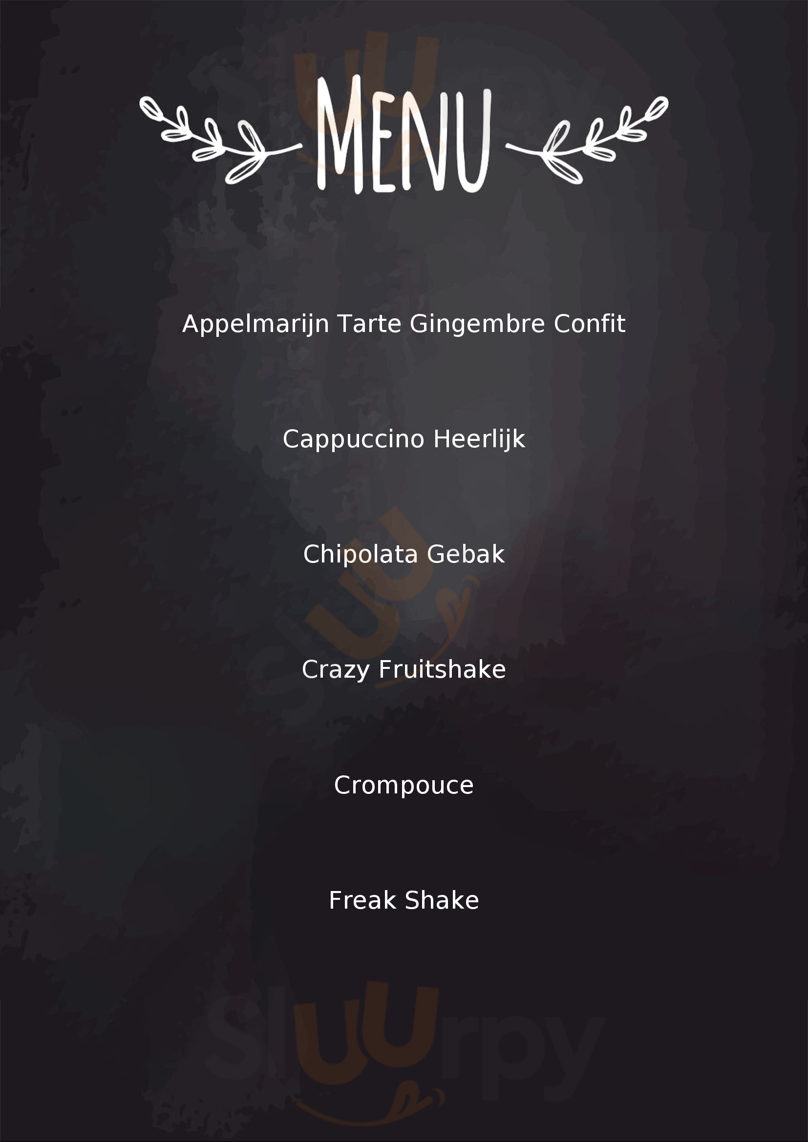 Bakkerij Konditorij Van Der Sterre Dordrecht Menu - 1