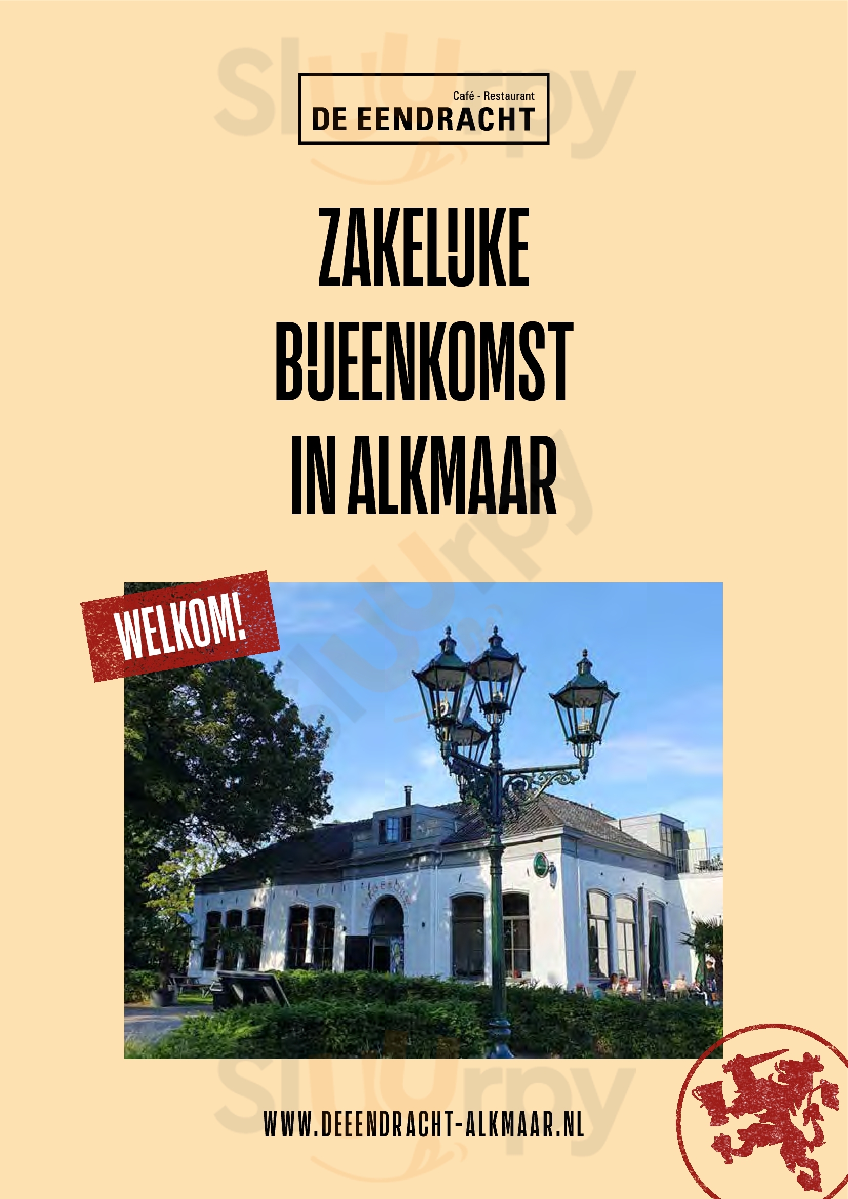 Ijkgebouw Alkmaar Alkmaar Menu - 1