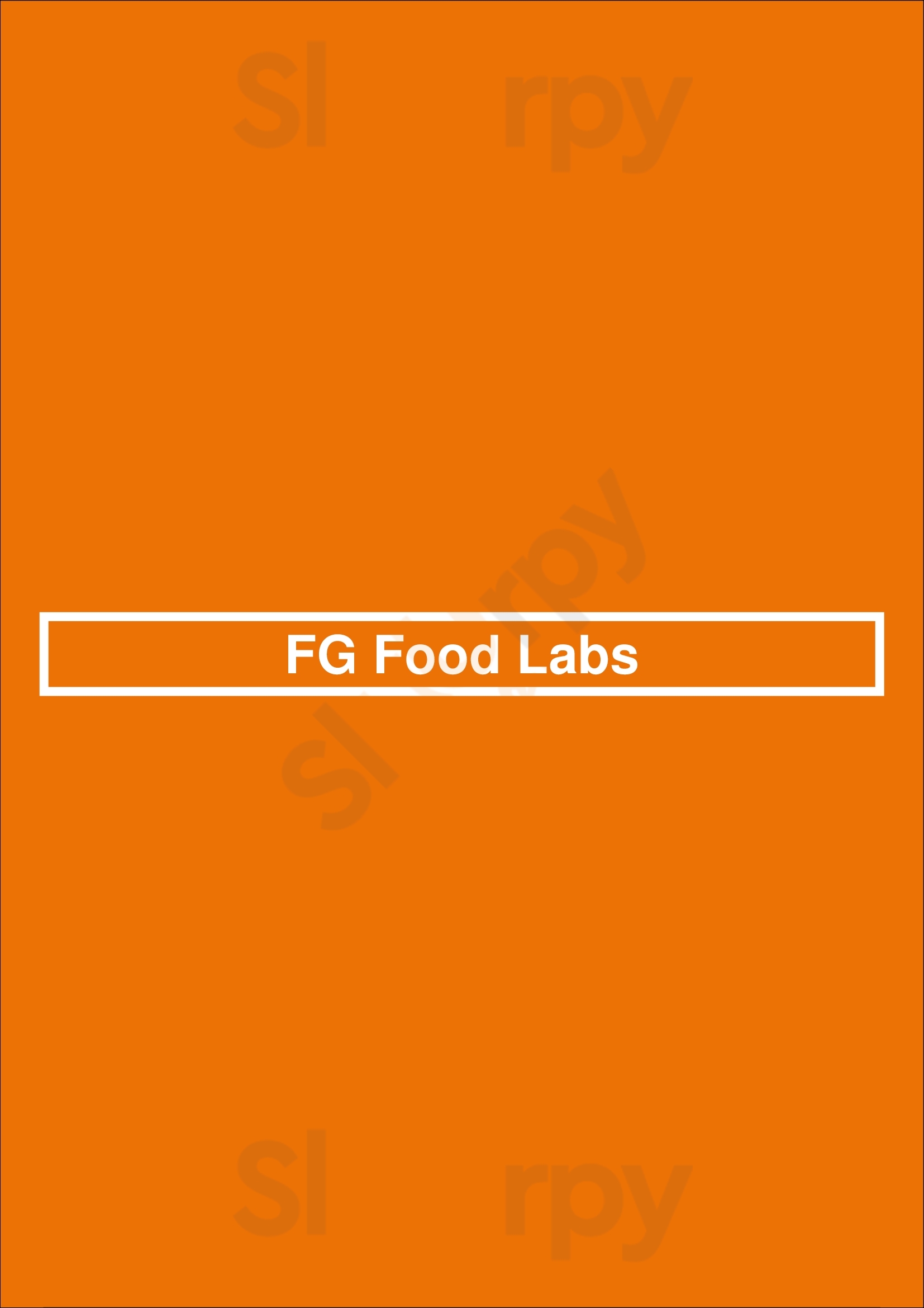 Fg Food Labs Rotterdam Menu - 1