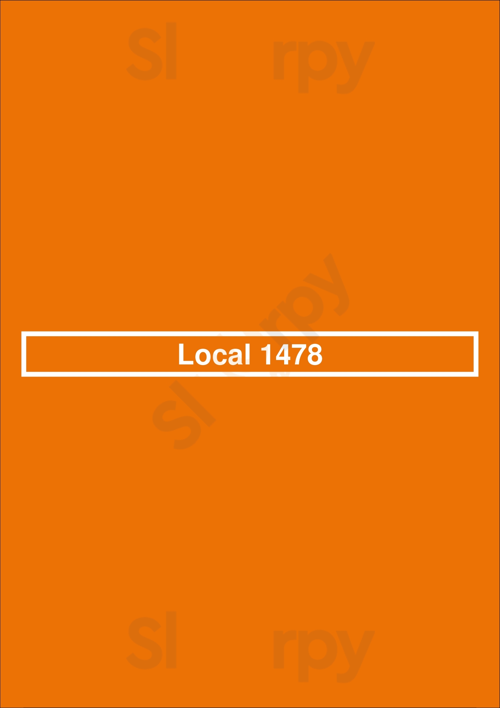 Local 1478 Valkenburg Menu - 1