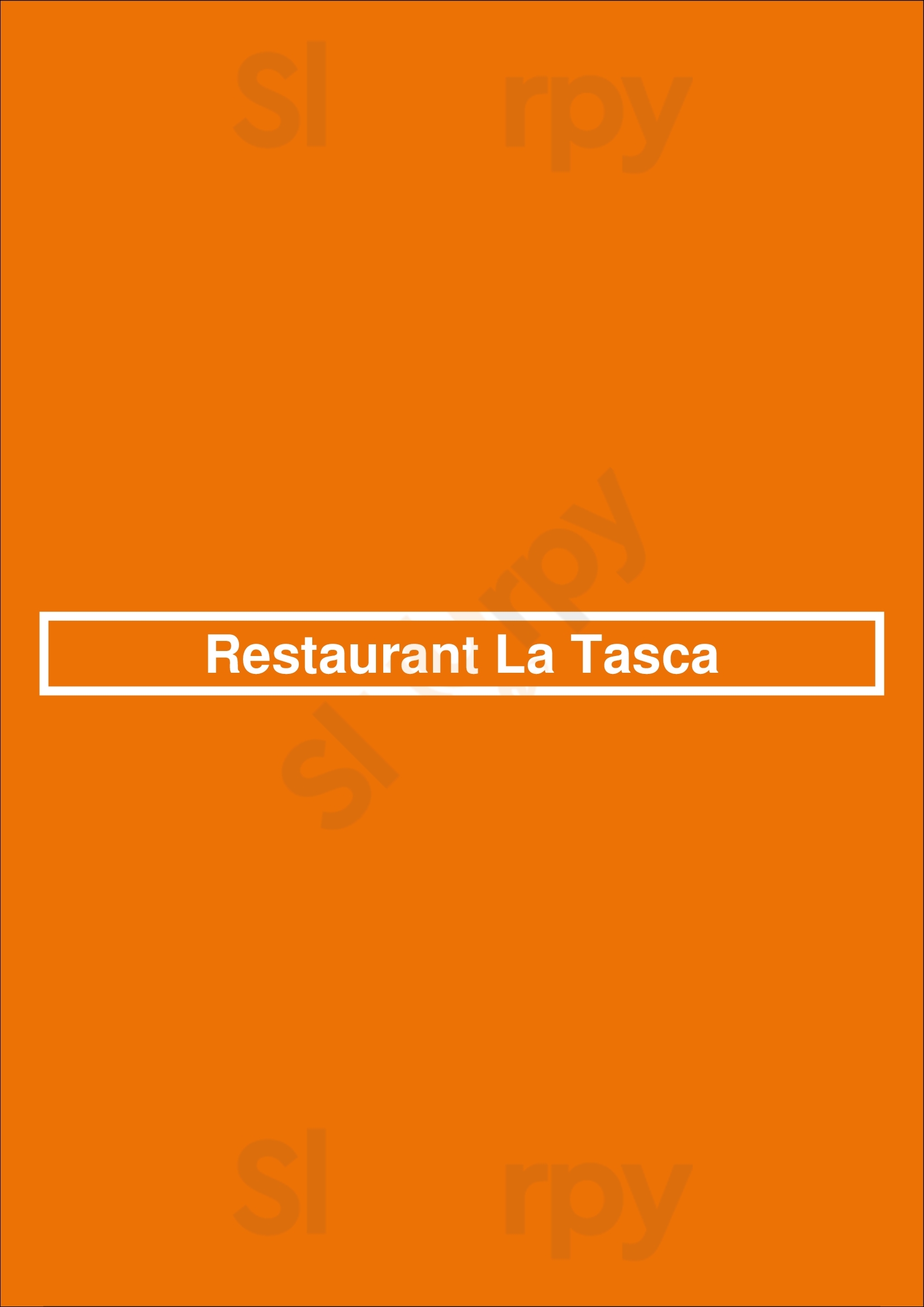 Restaurant La Tasca Delft Menu - 1
