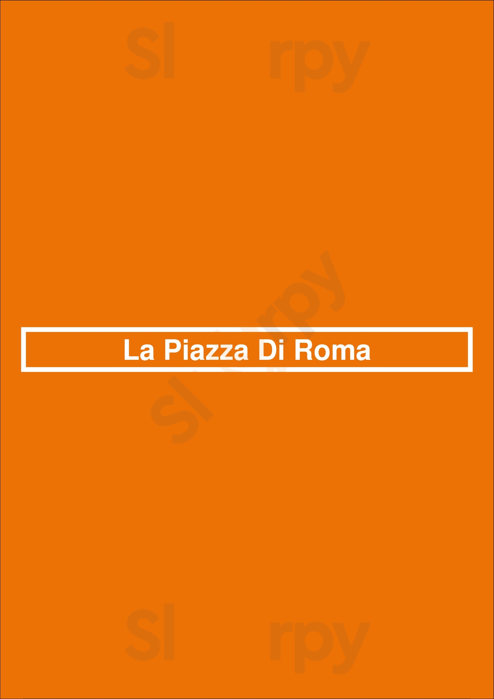 La Piazza Di Roma Amersfoort Menu - 1