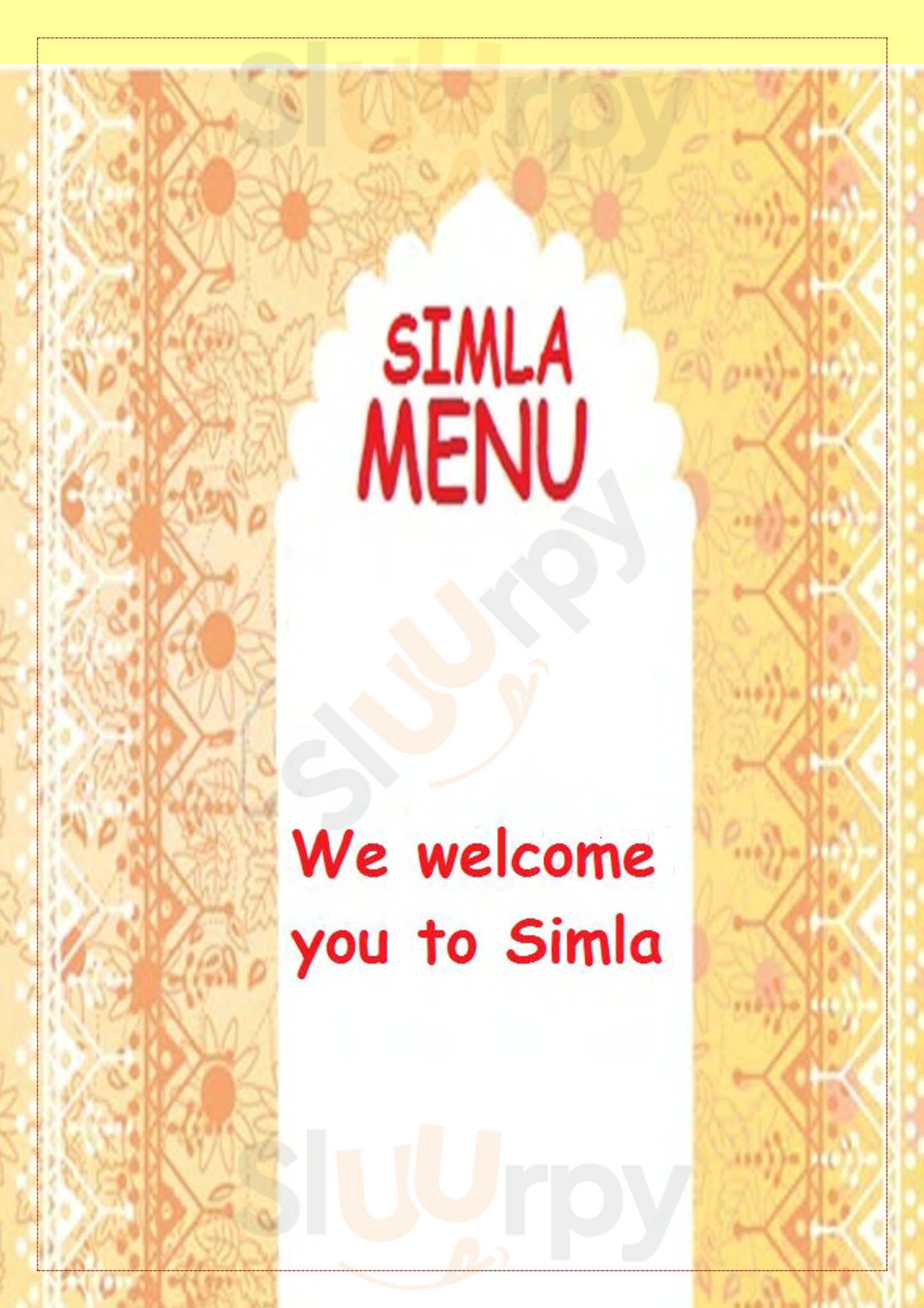 Simla Indiaas Tandoori Restaurant Sittard Menu - 1