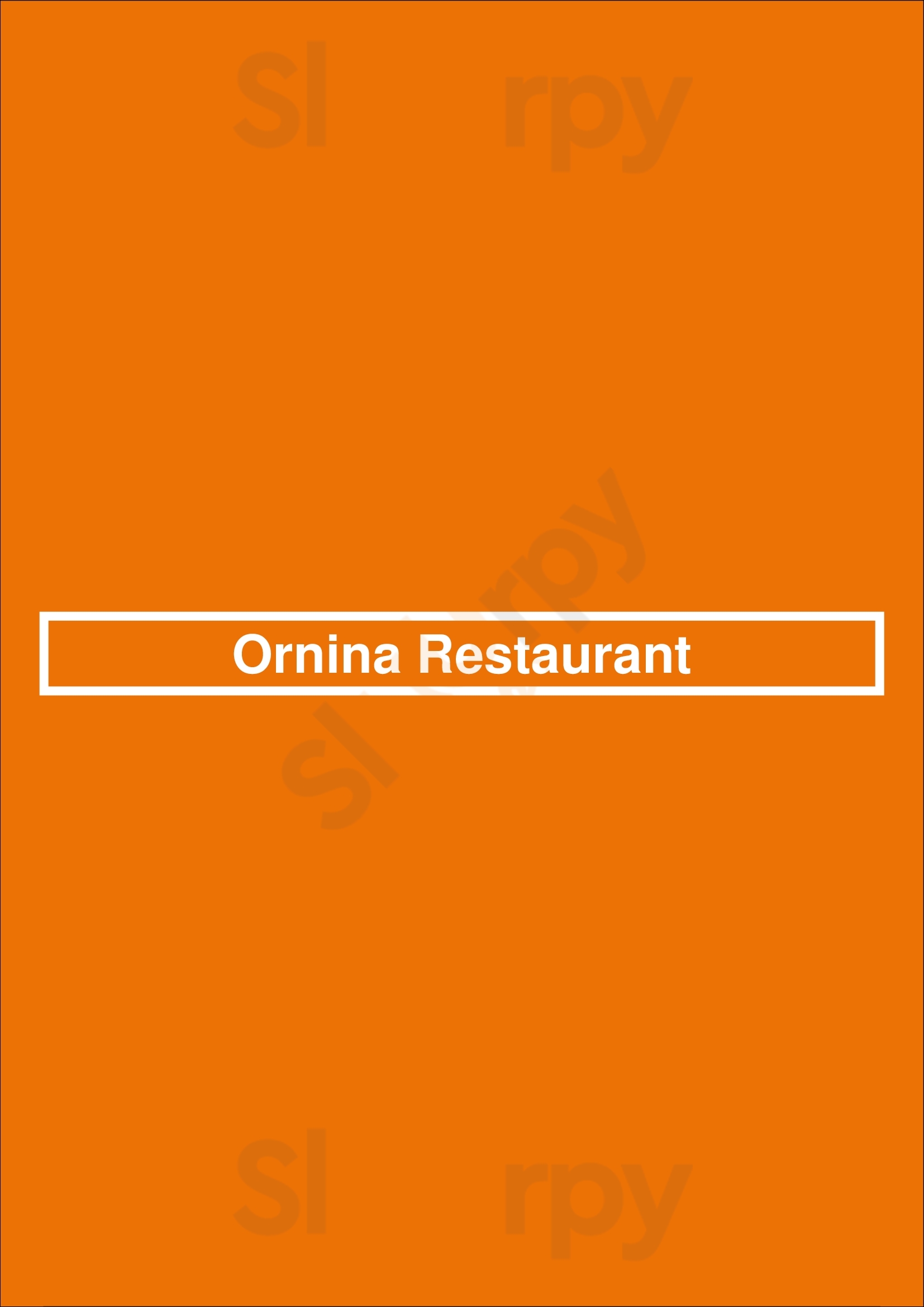 Ornina Restaurant Zaandam Menu - 1