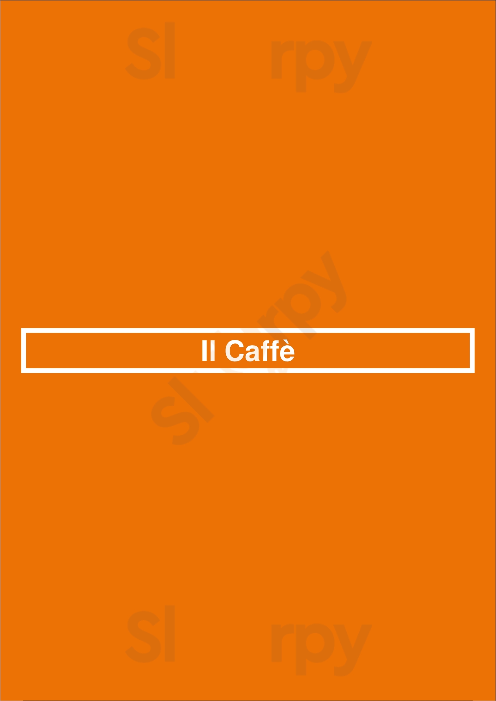 Il Caffè Amstelveen Menu - 1