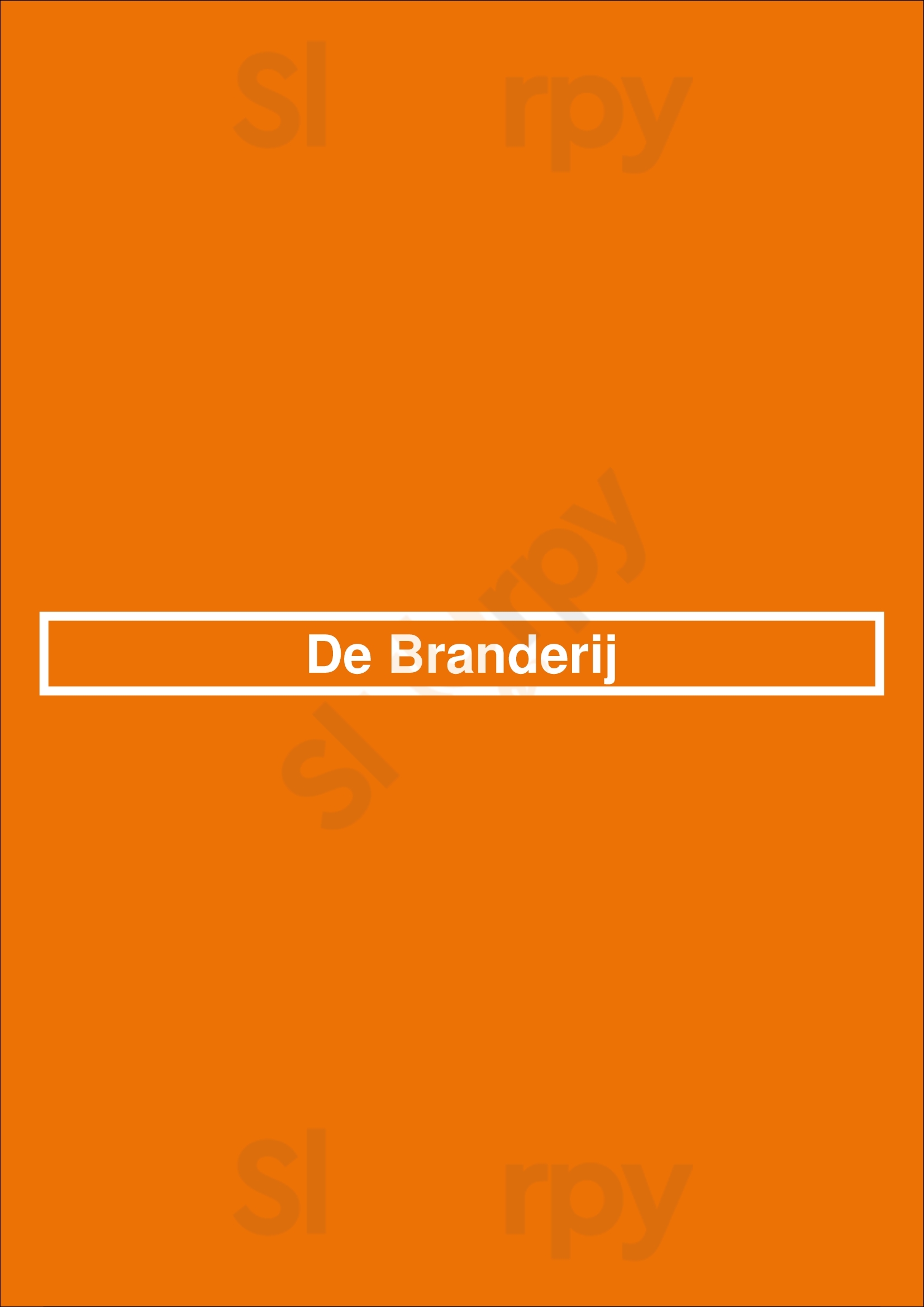 De Branderij Groningen Menu - 1