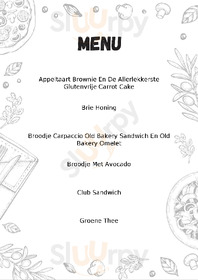 Old Bakery menu