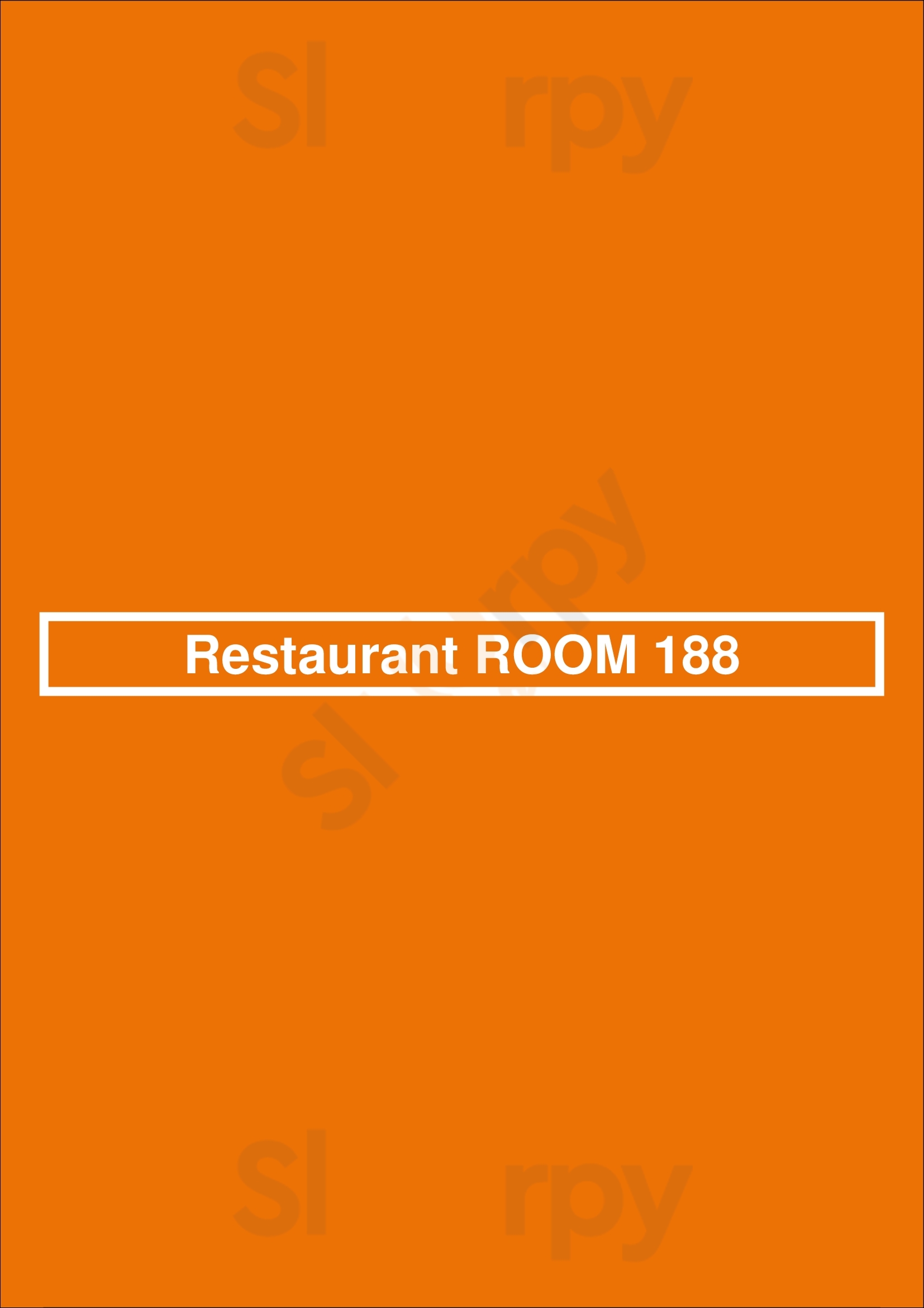 Restaurant Room 188 Roermond Menu - 1