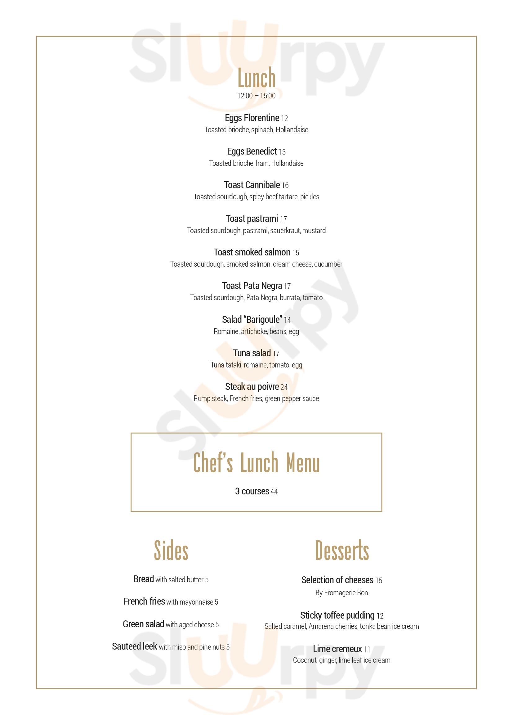 Grand Cafe Van Buuren Leiden Menu - 1