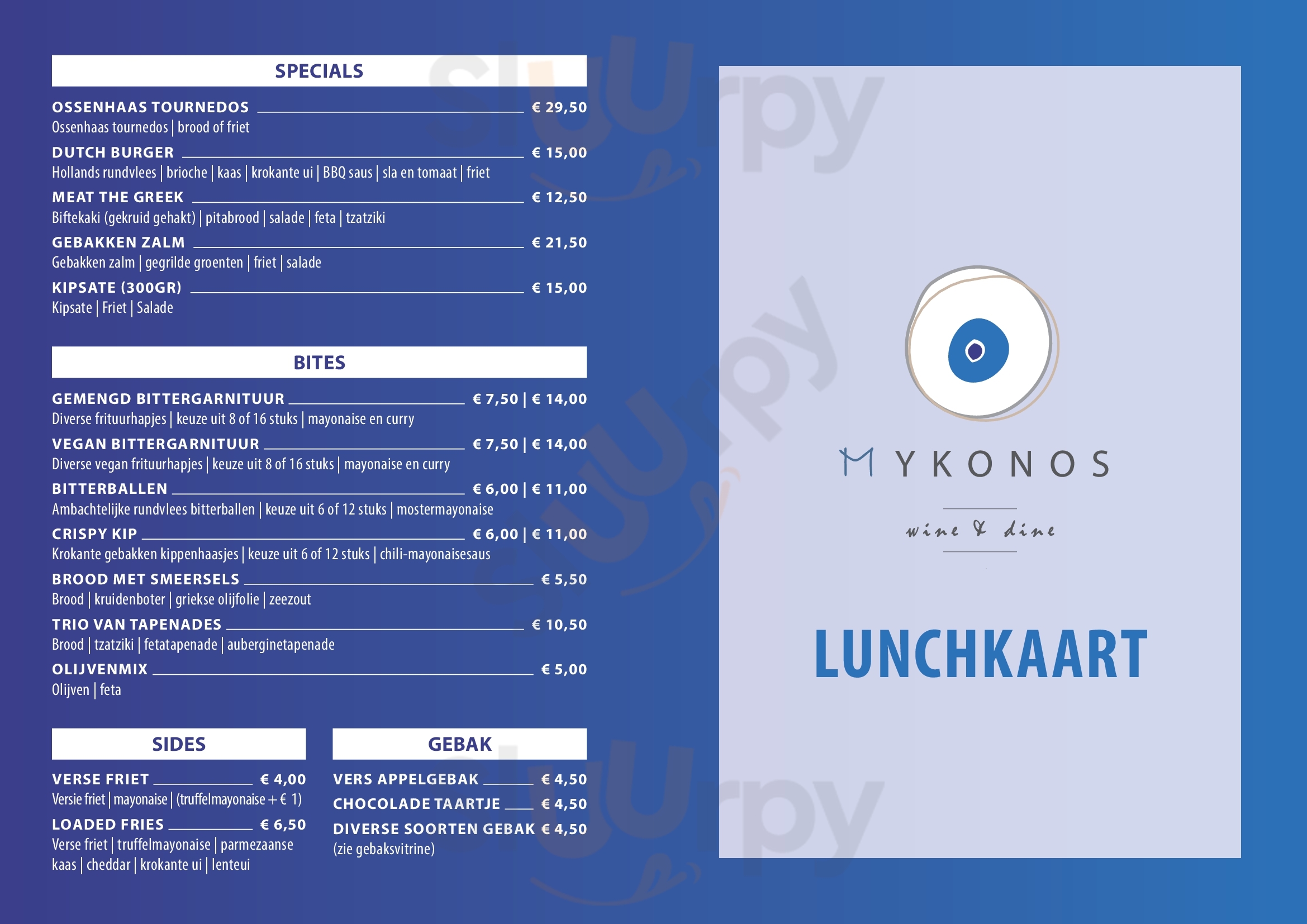 Restaurant Mykonos Gorinchem Menu - 1