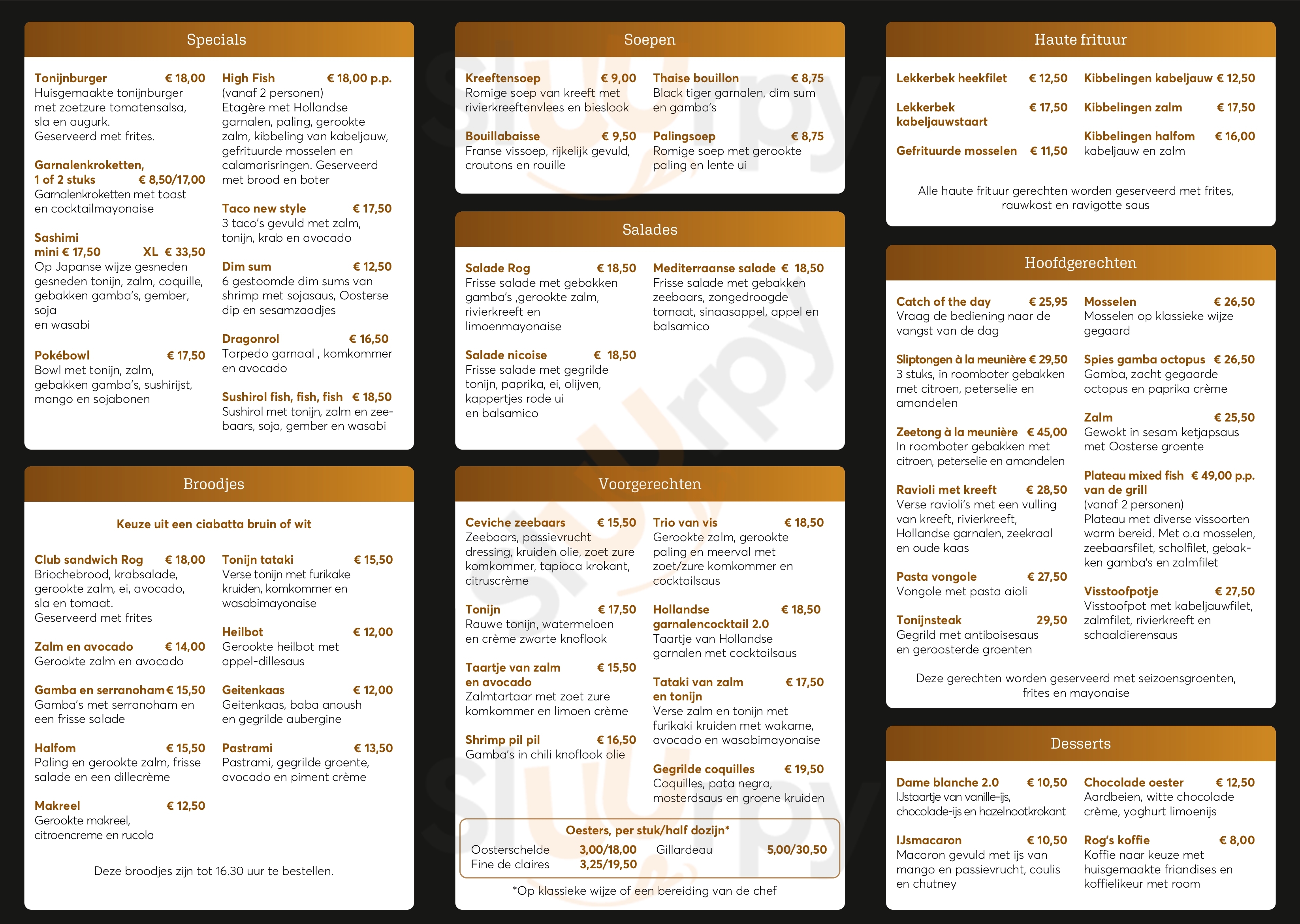 Rog Vistraiteur Deventer Menu - 1