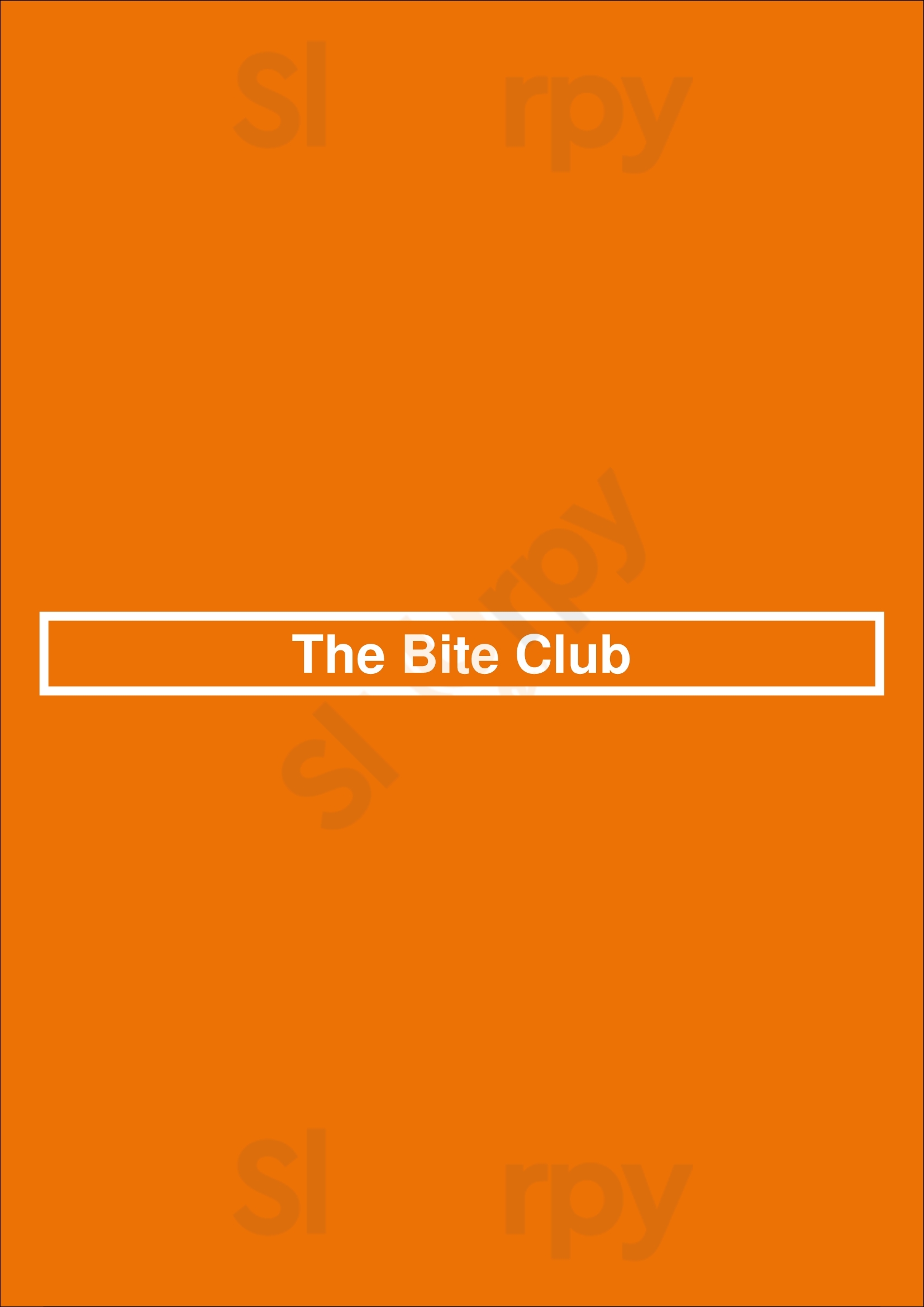 The Bite Club Nijmegen Menu - 1