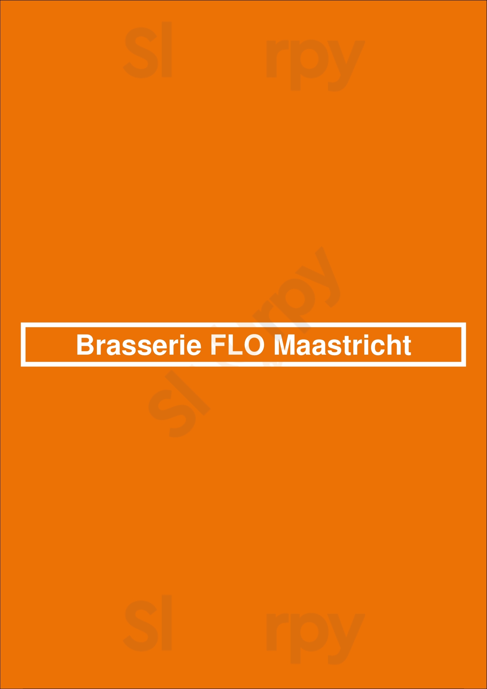 Brasserie Flo Maastricht Maastricht Menu - 1