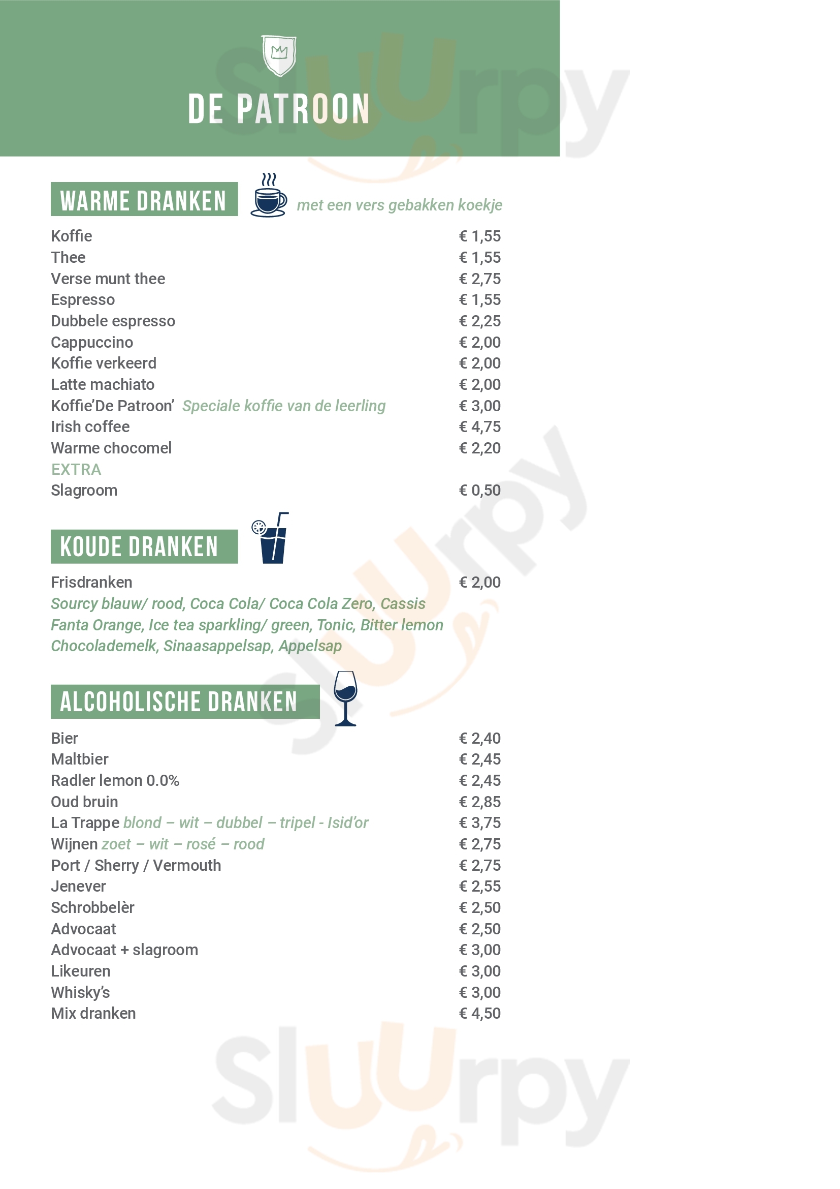 Prins Heerlijk Tilburg Menu - 1
