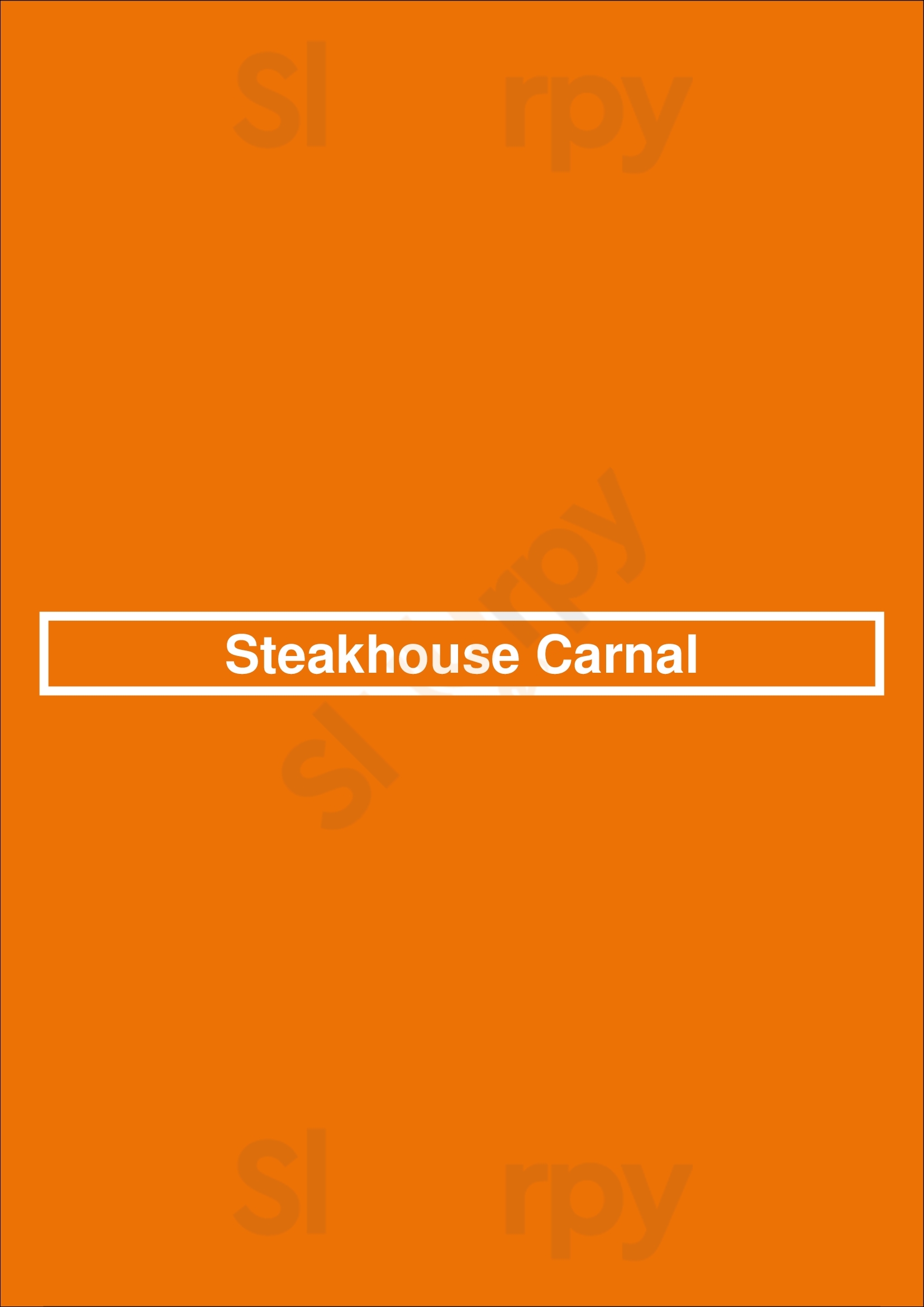 Steakhouse Carnal Maastricht Menu - 1
