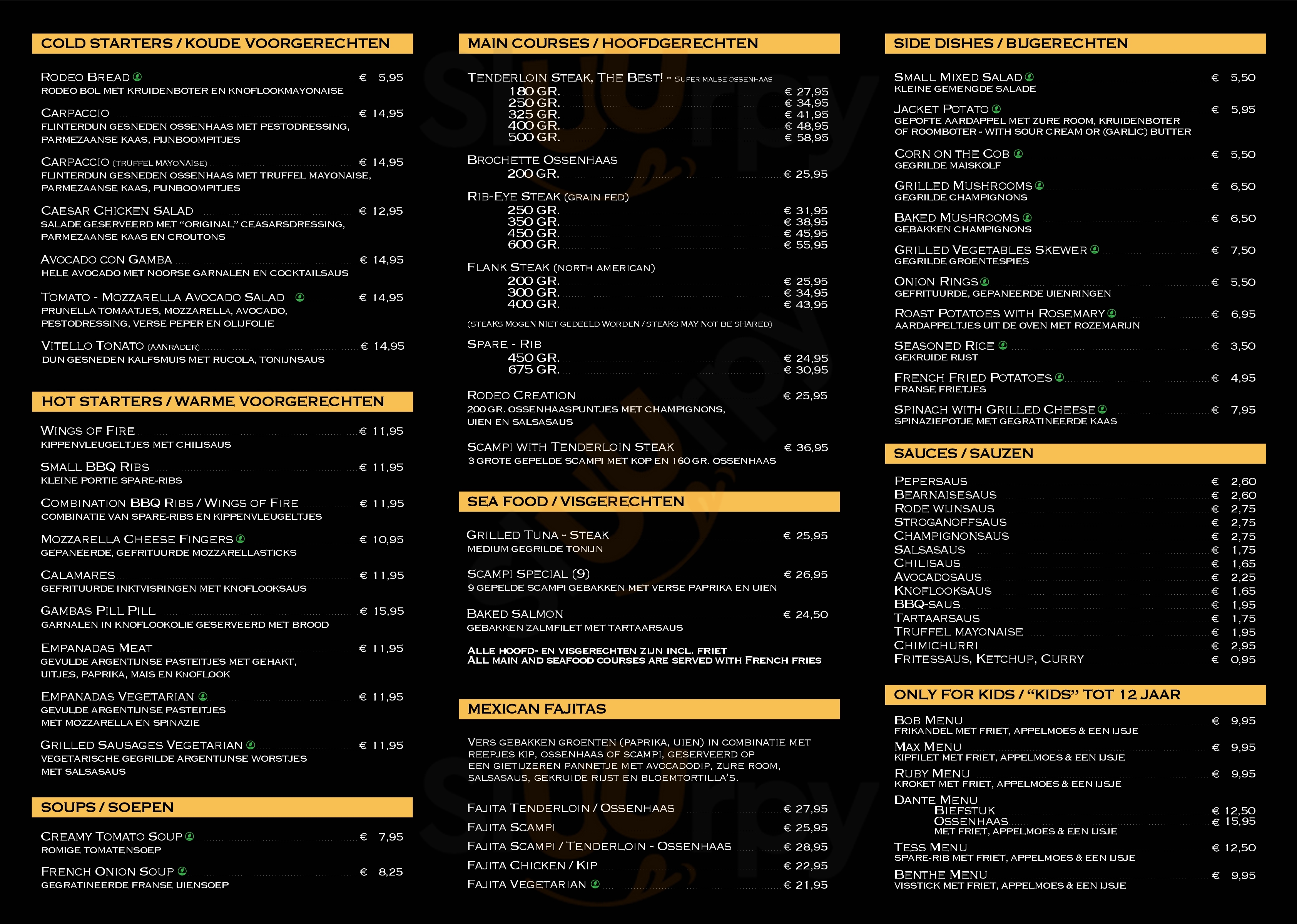 Latin American Grill Rodeo Rotterdam Menu - 1
