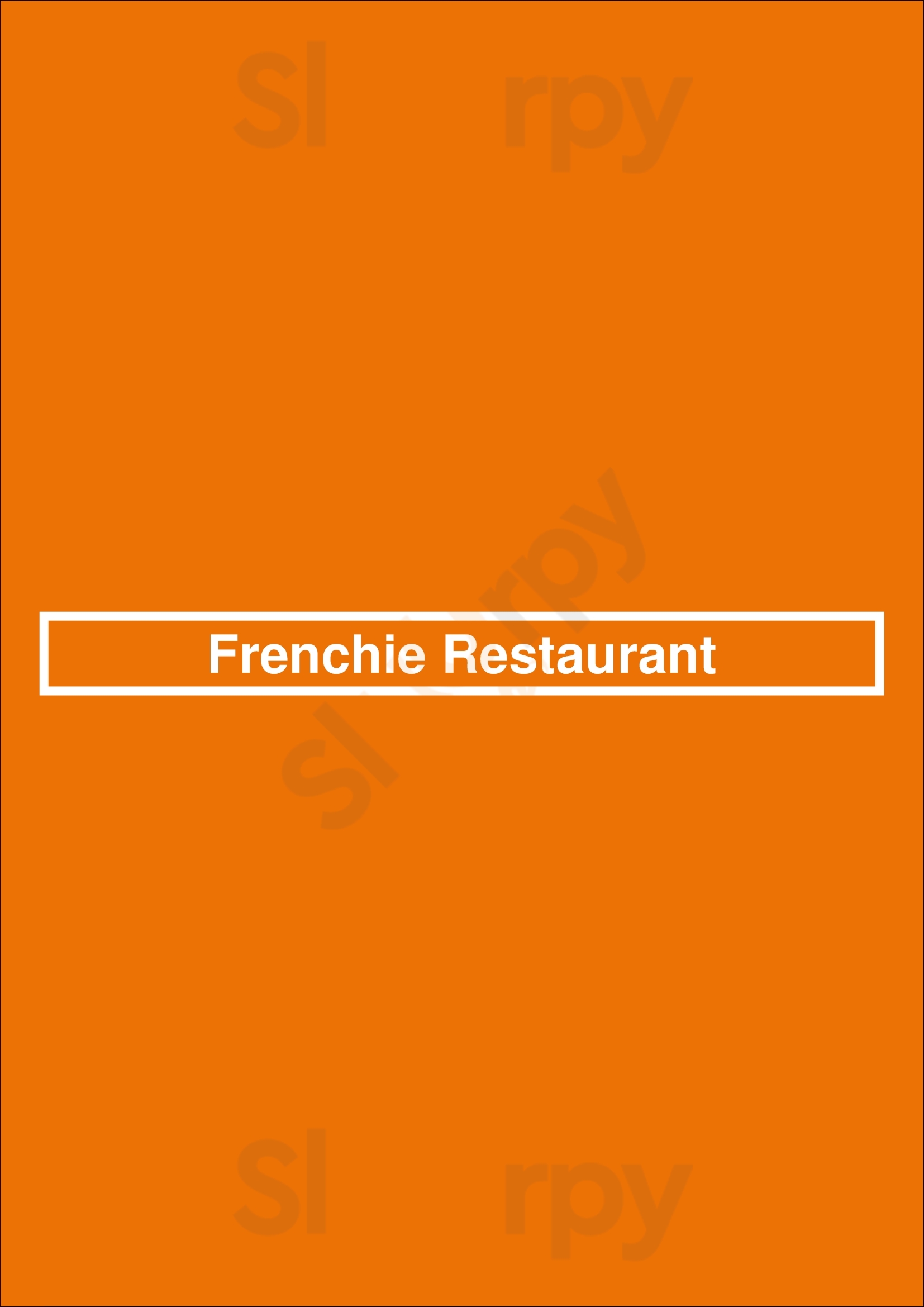 Frenchie Restaurant Haarlem Menu - 1