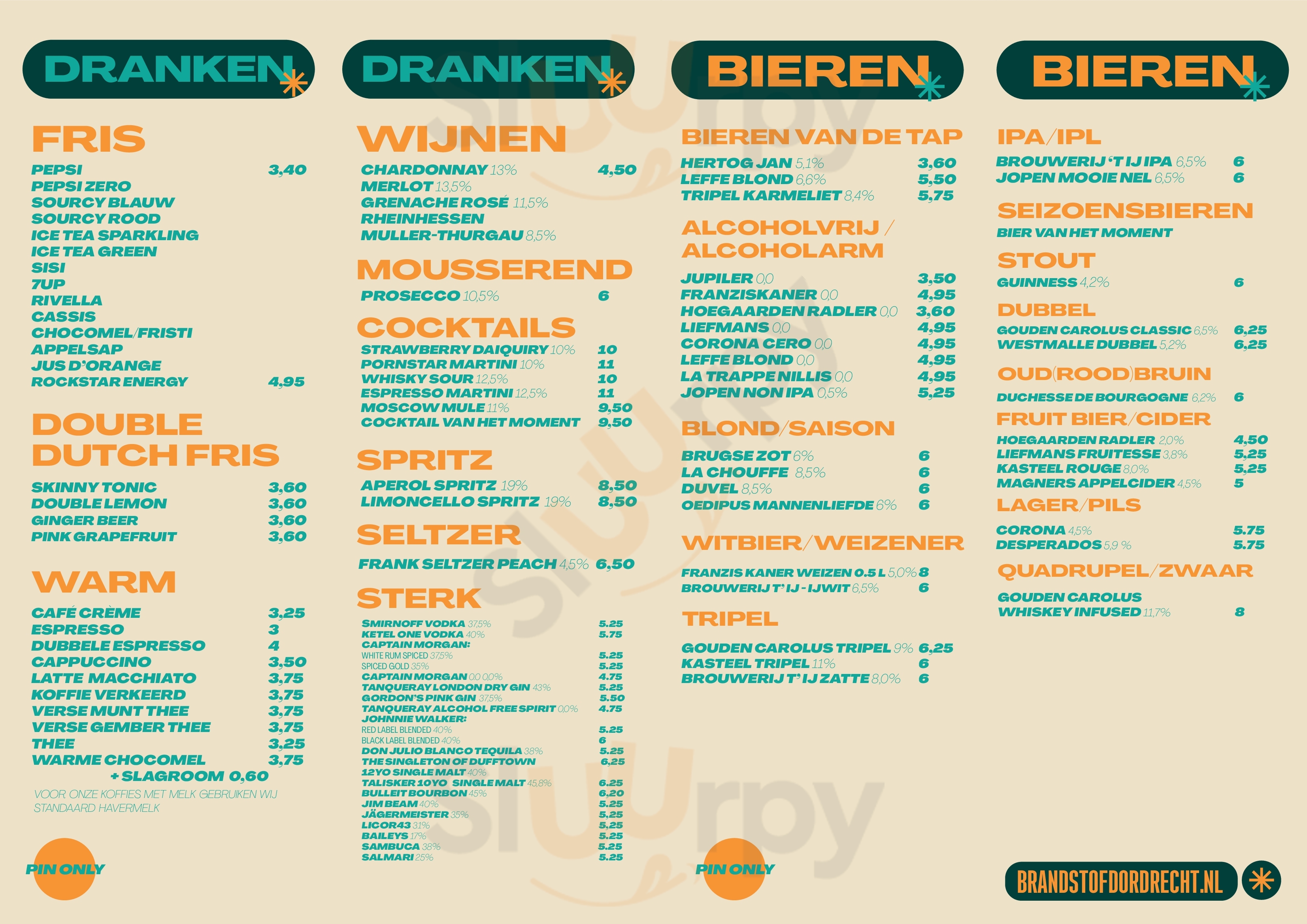 Brandstof Dordrecht Menu - 1