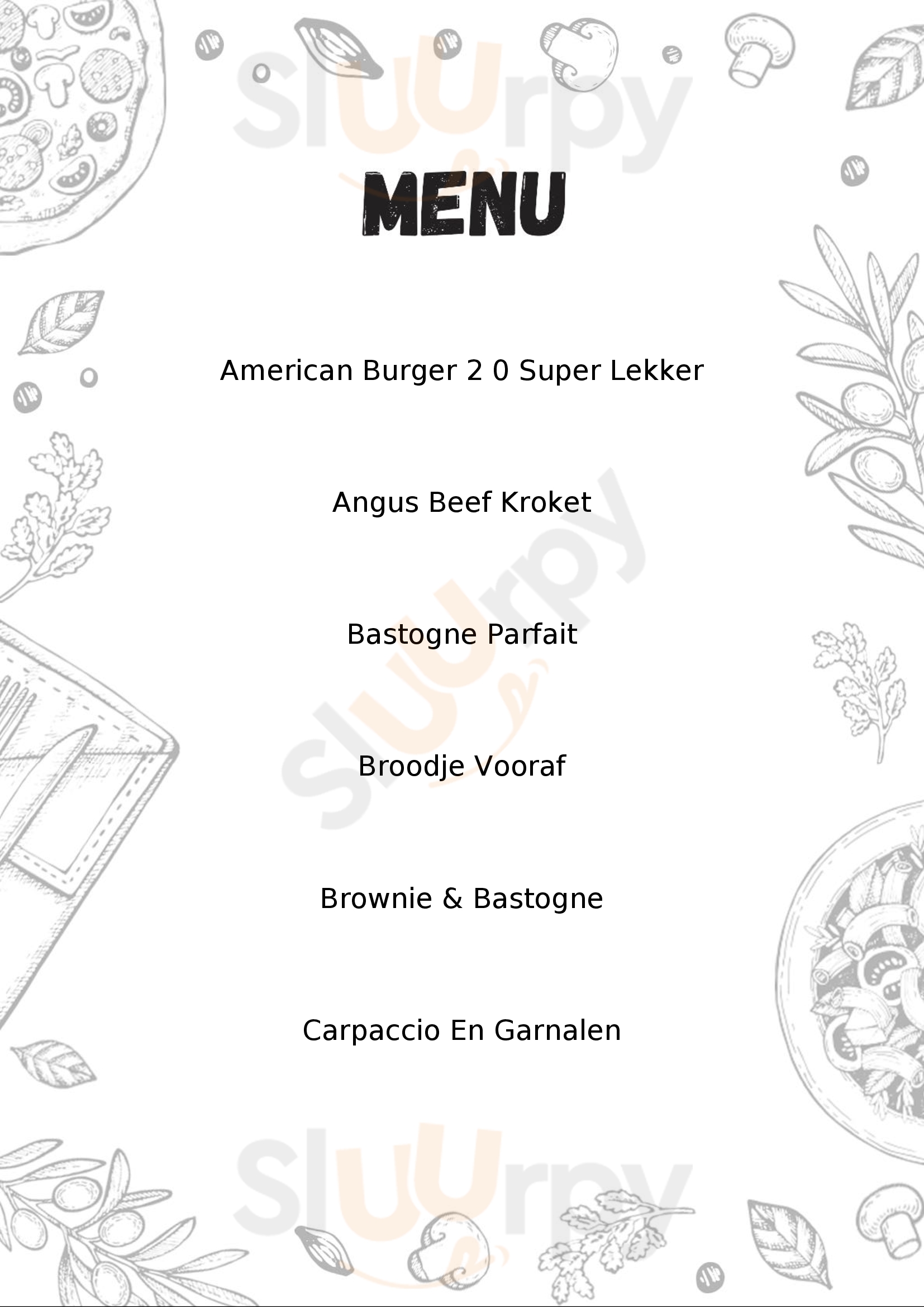 't Zusje Breda Menu - 1