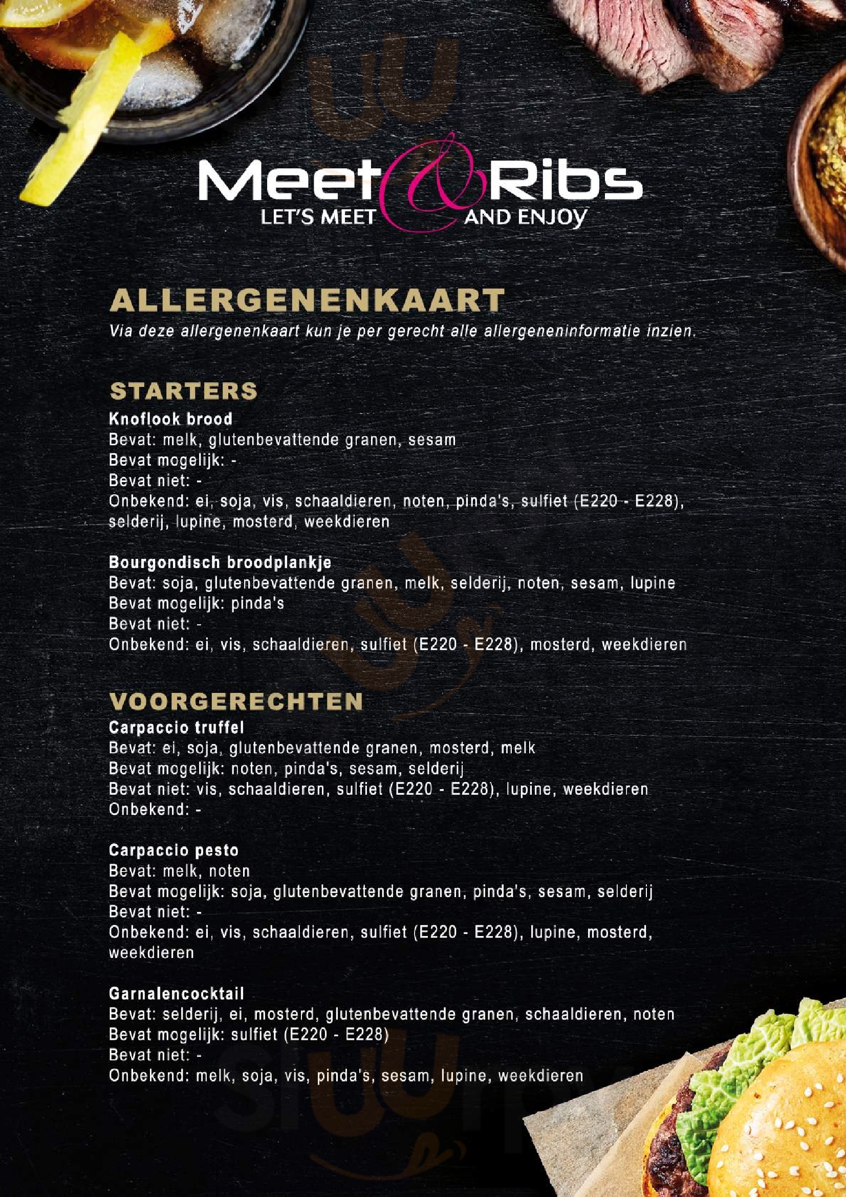 Meet & Ribs Arnhem Menu - 1