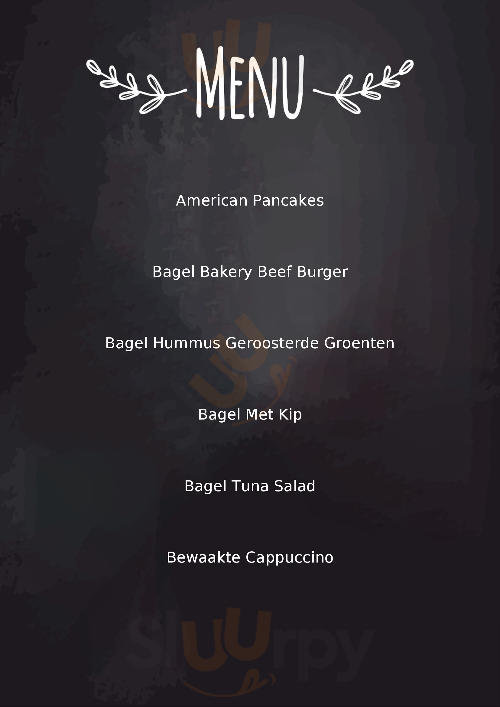 Bagel Bakery & Burgers Rotterdam Menu - 1