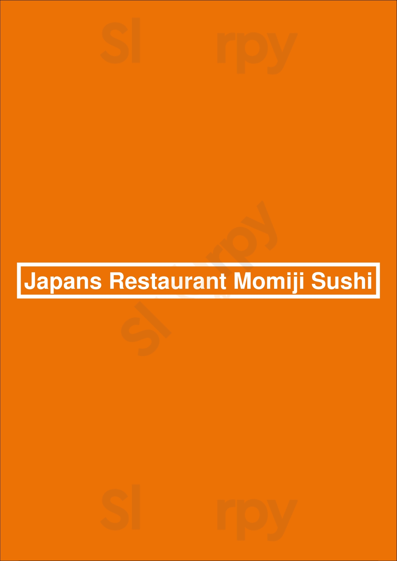 Japans Restaurant Momiji Sushi Den Haag Menu - 1