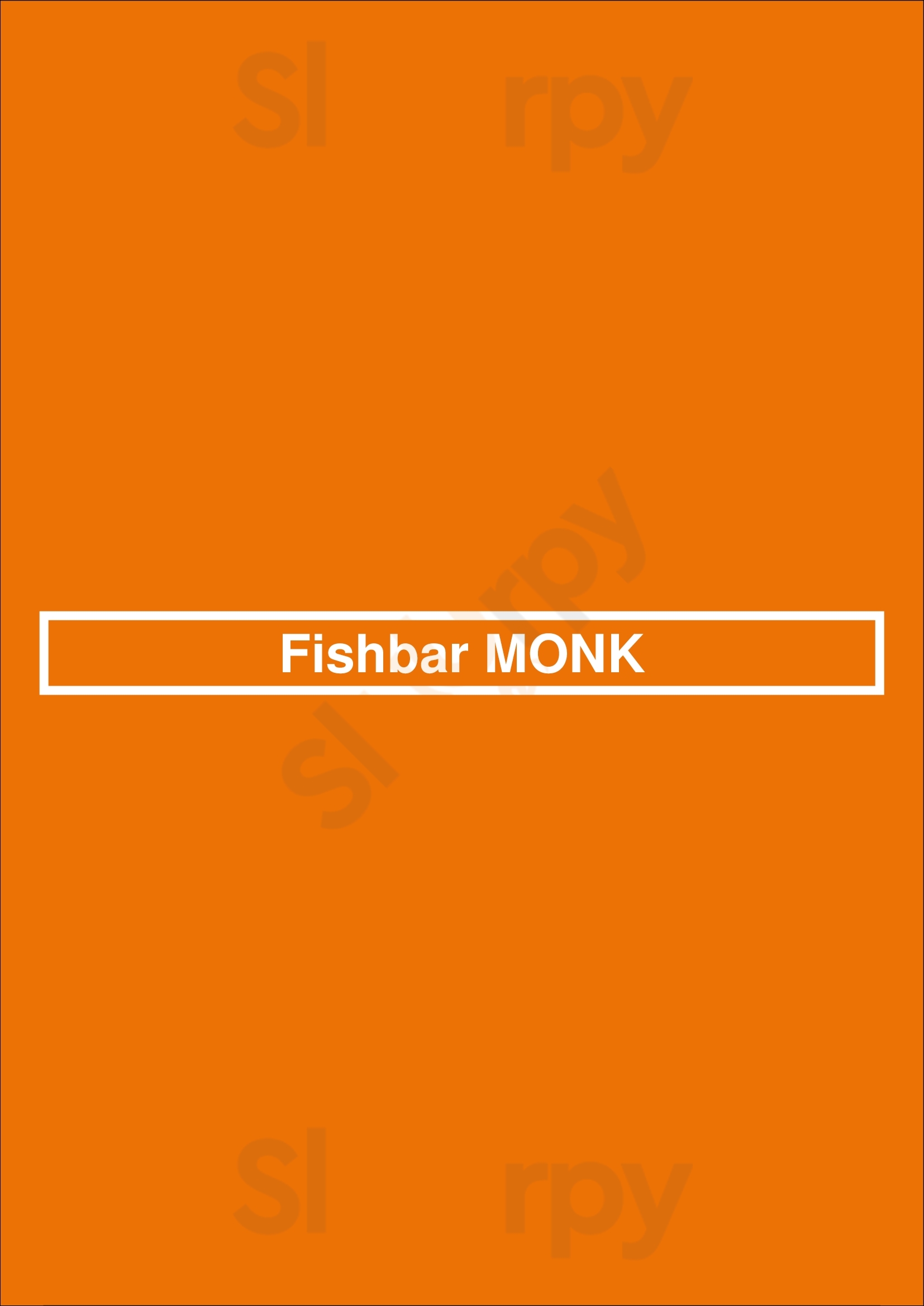 Fishbar Monk Haarlem Menu - 1