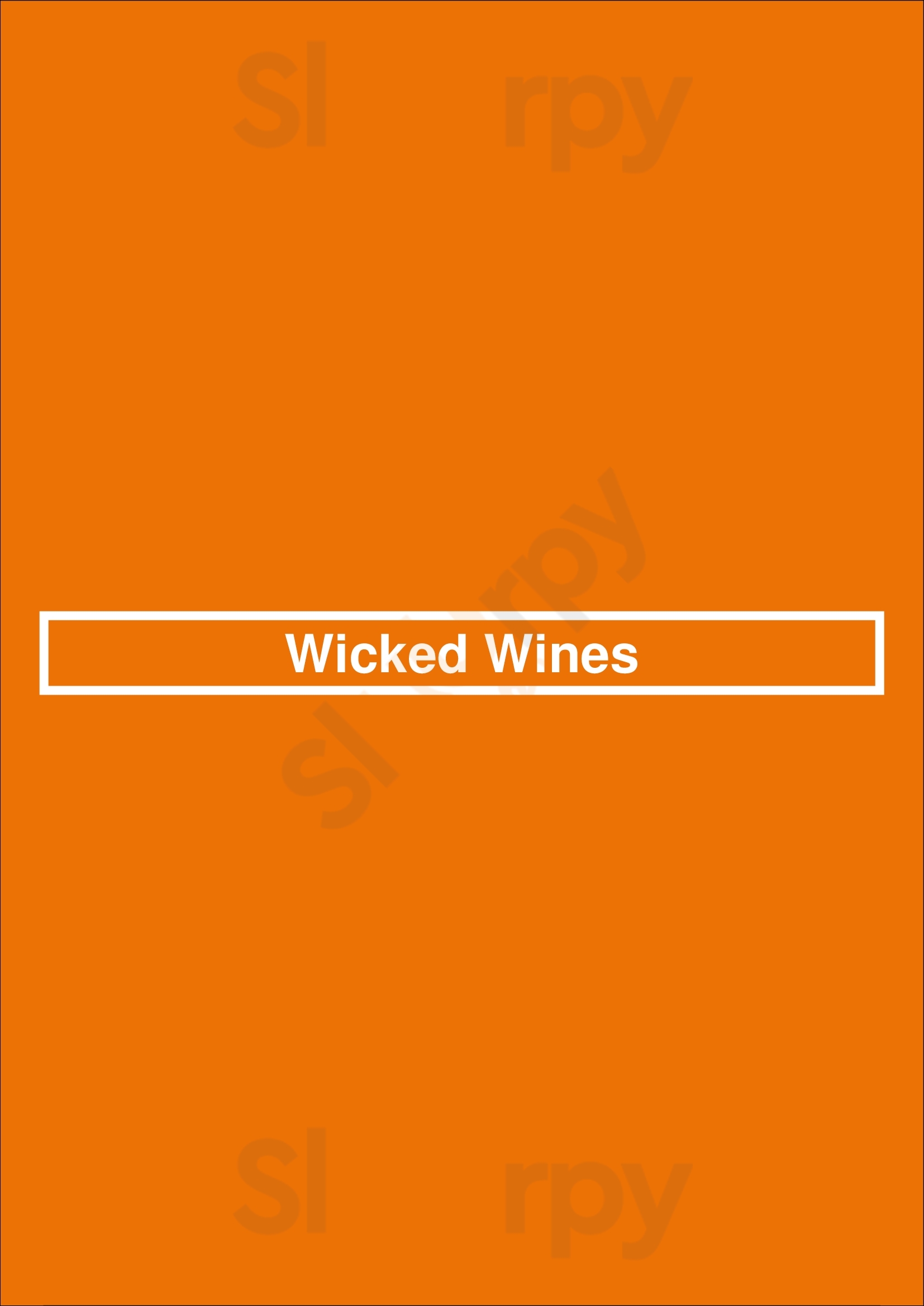 Wicked Wines Den Haag Menu - 1