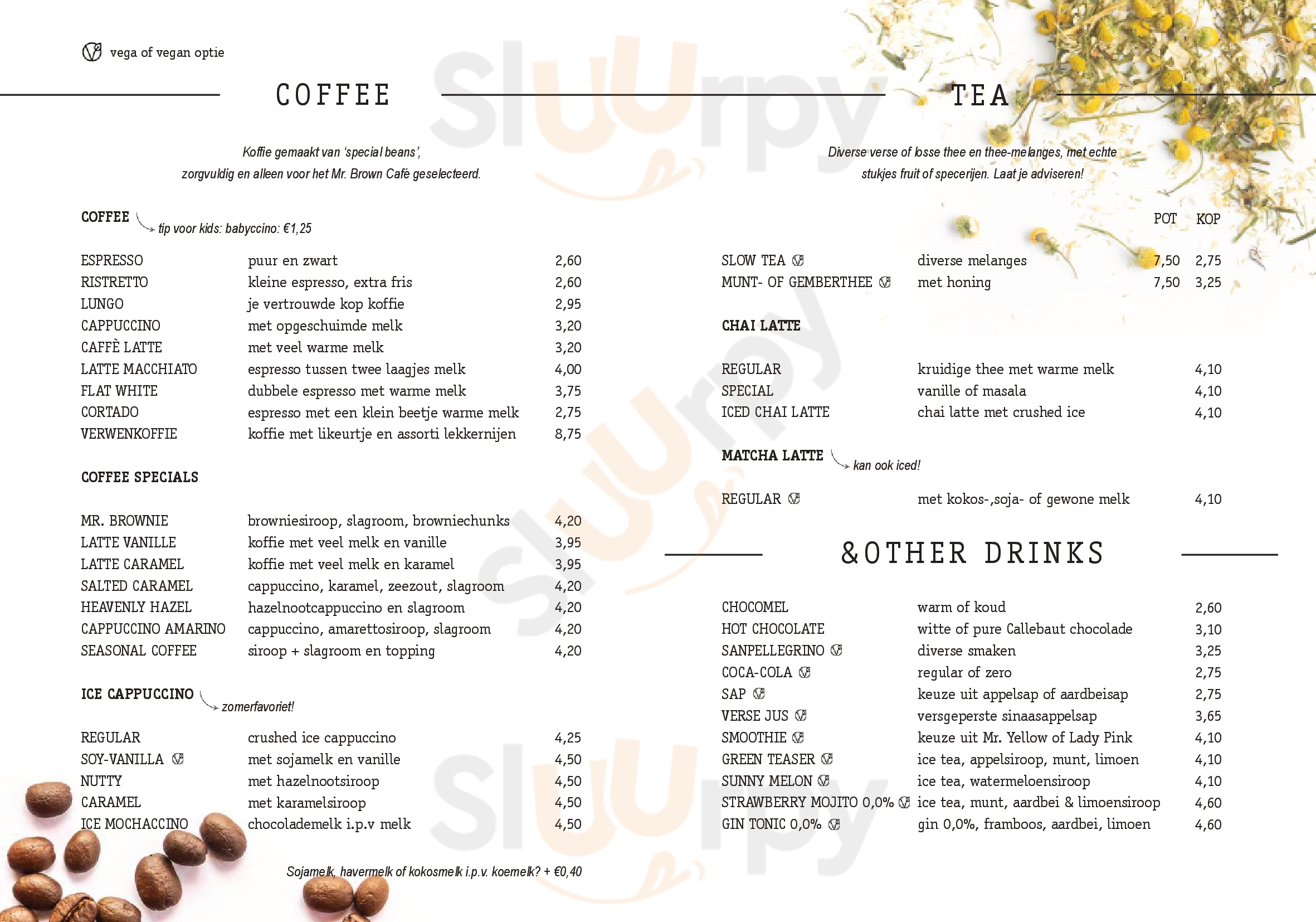 Mr Brown Specs & Beans Eindhoven Menu - 1