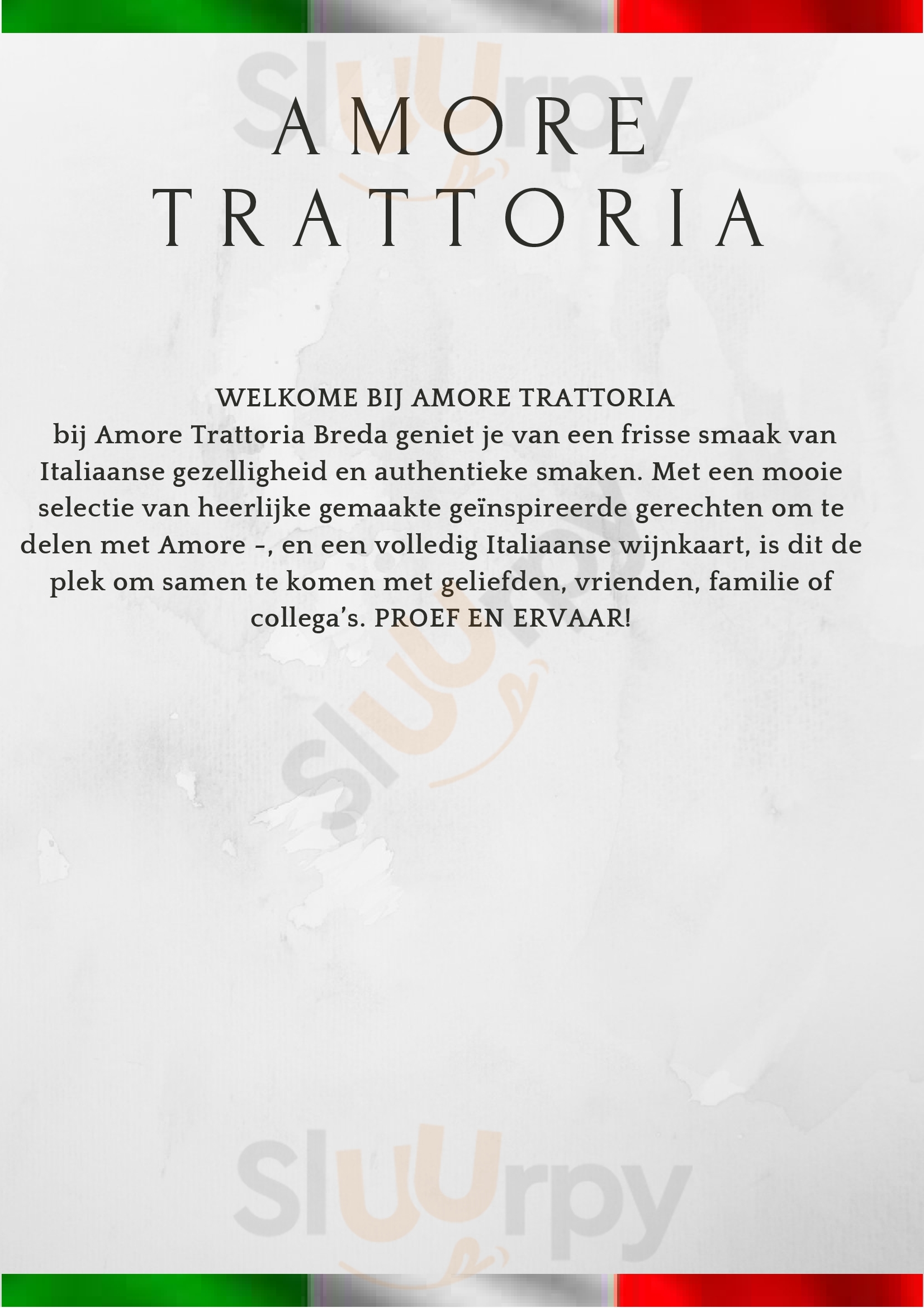 Amore Breda Menu - 1