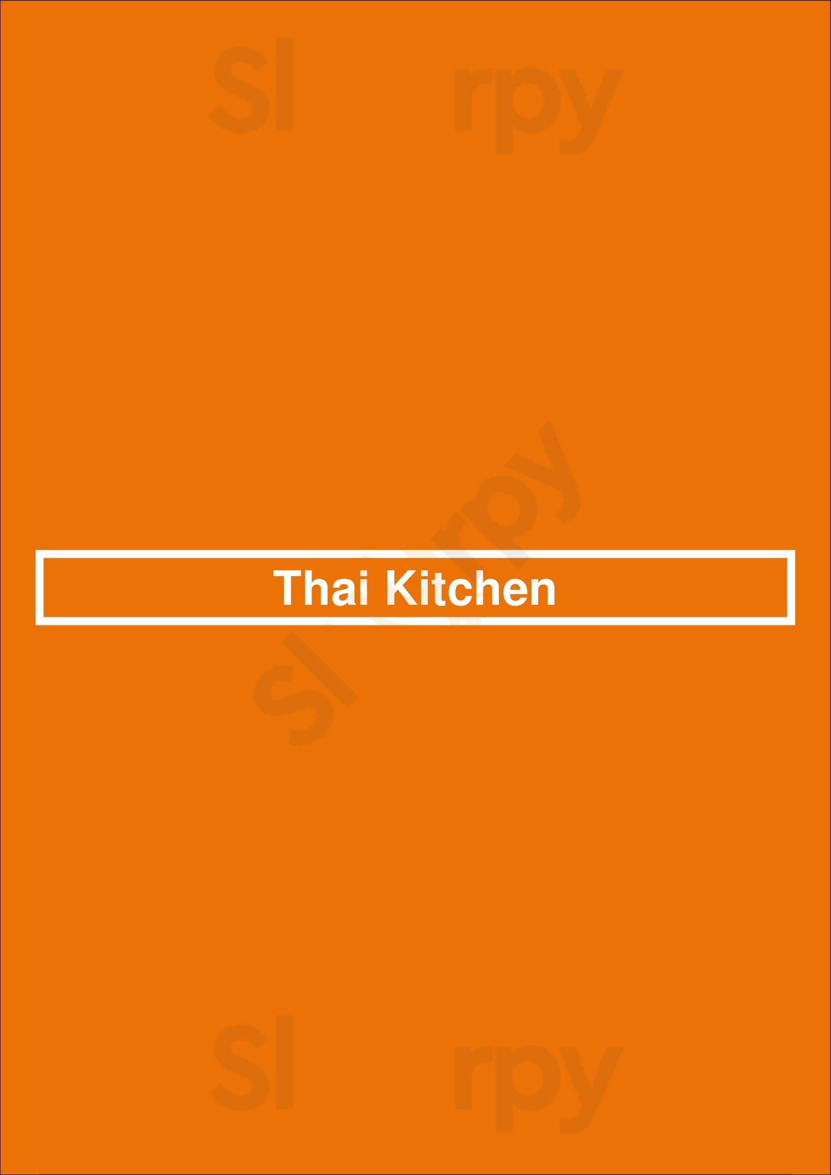 Thai Kitchen Den Haag Menu - 1