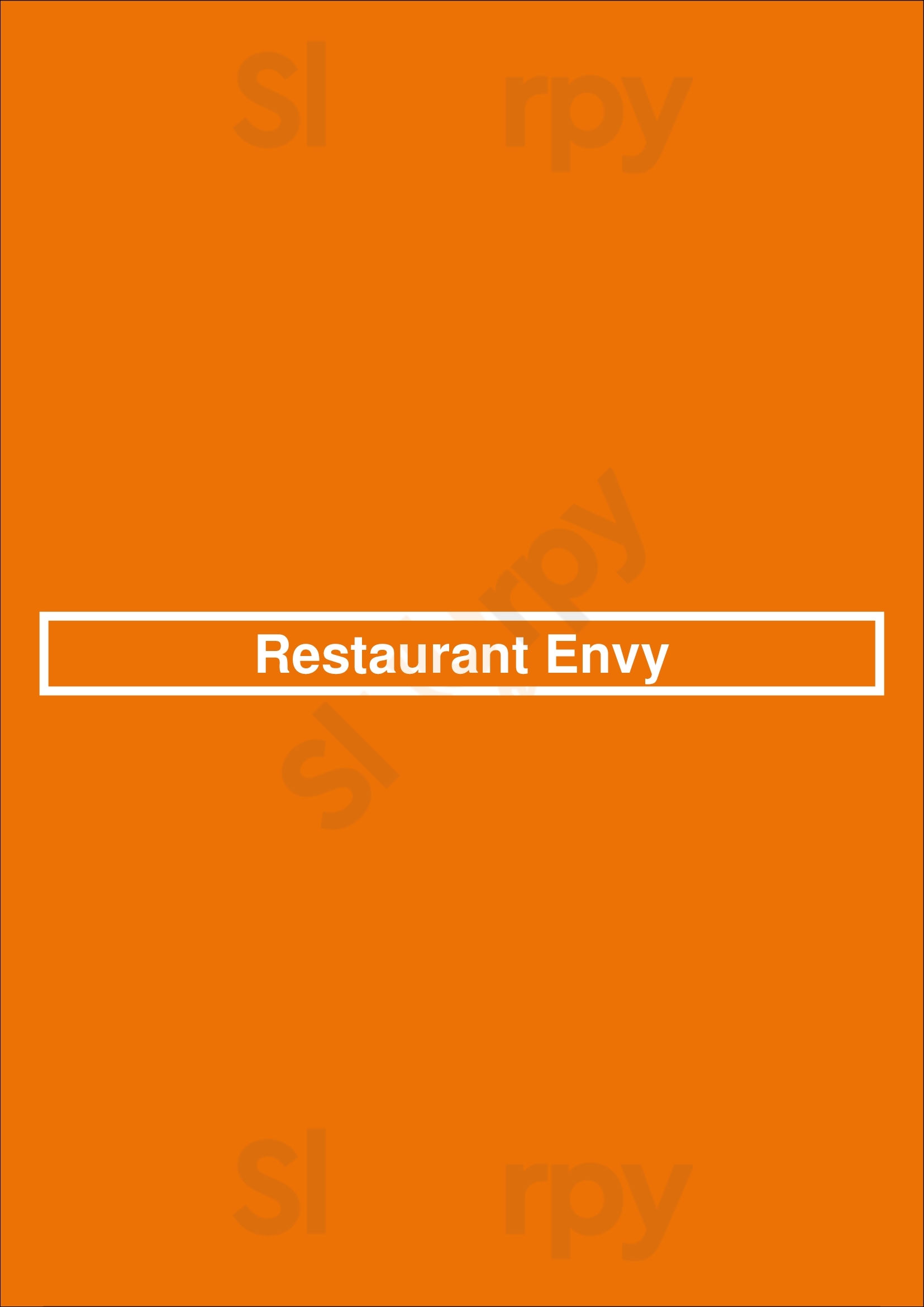 Restaurant Envy Amsterdam Menu - 1